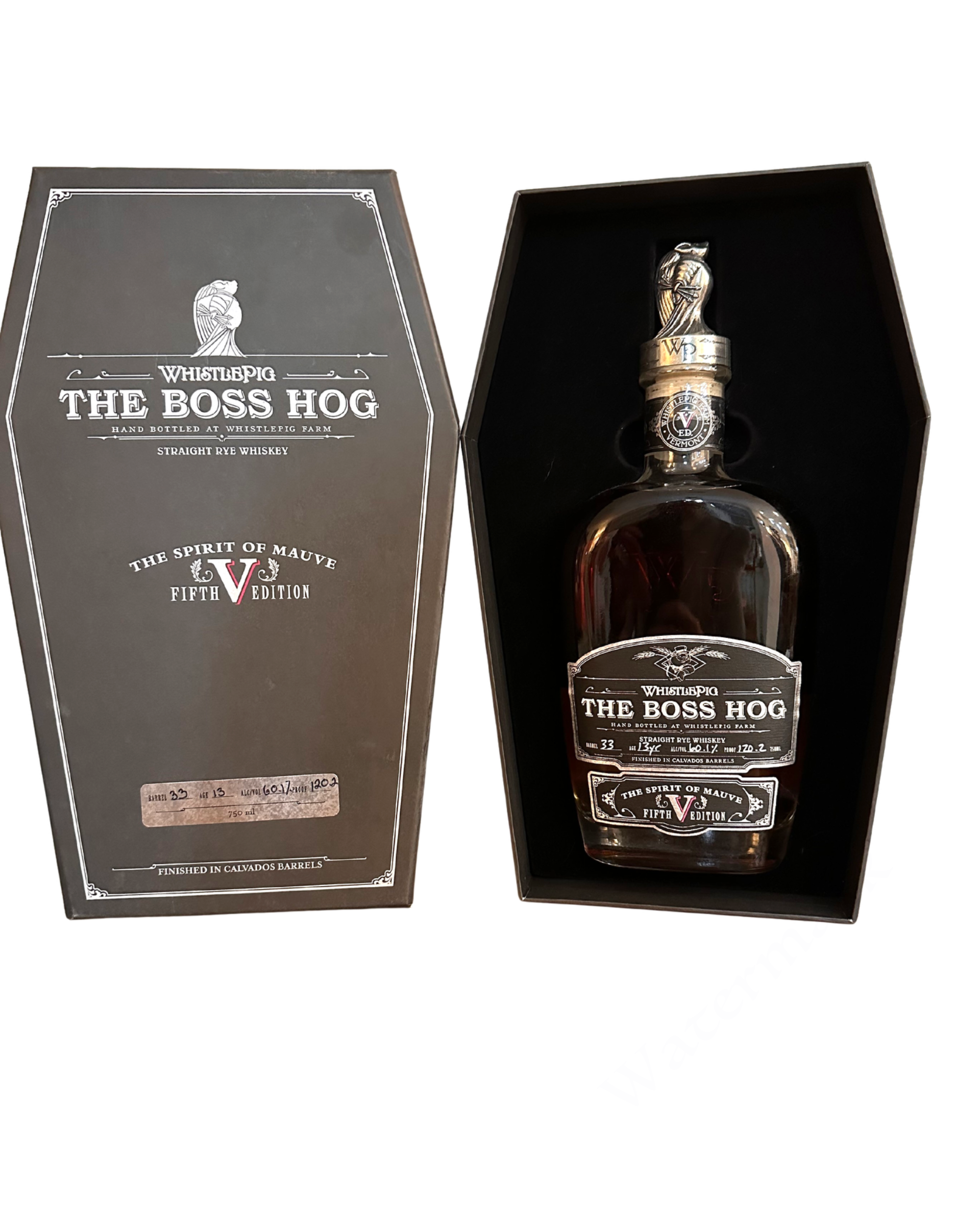 Whistlepig The Boss Hog The Spirit of Mauve Fifth Edition 120.2 Proof