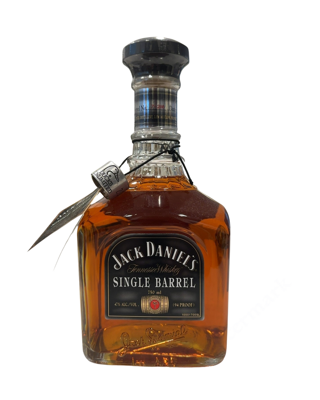 2007 Jack Daniel's Ducks Unlimited Single Barrel Tennessee Whiskey 94 Proof