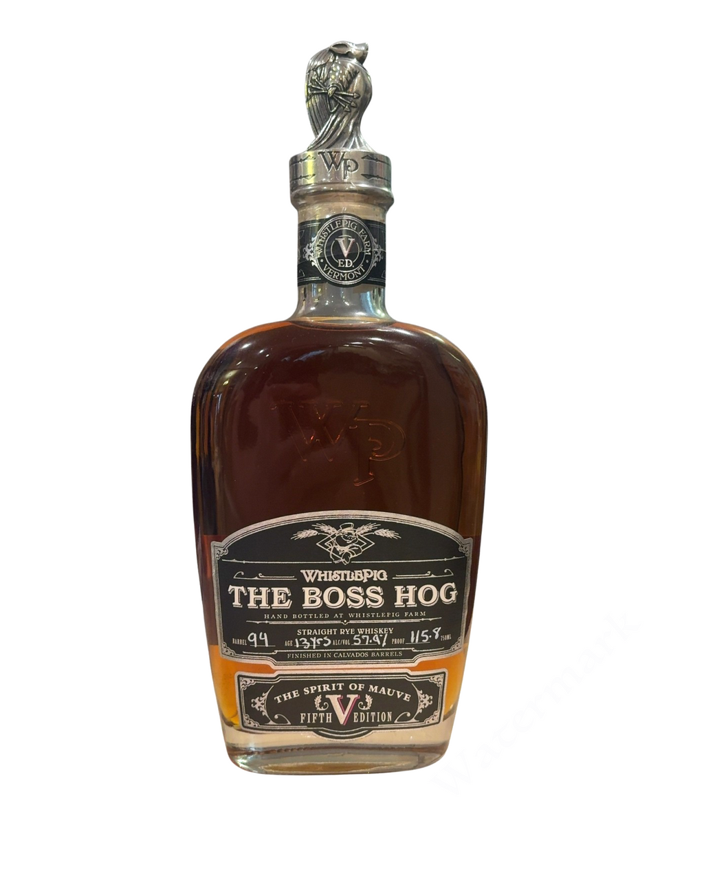 WhistlePig The Boss Hog The Spirit of Mauve Fifth Edition 115.8 Proof 750ml