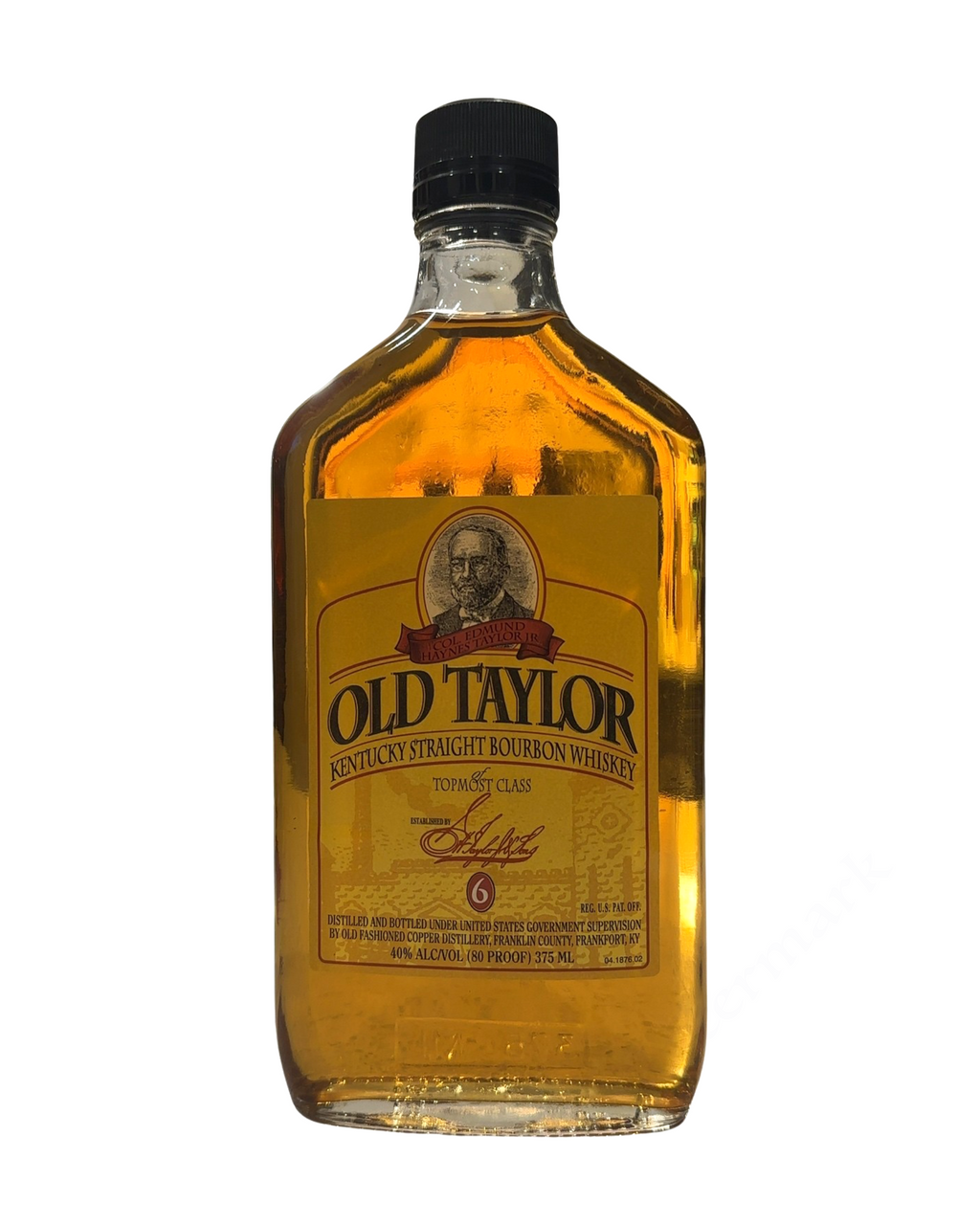 OLD FASHIONED COPPER DISTILLERY (Col. Edmund Haynes Taylor Jr.) OLD TAYLOR 80 Proof 375ml