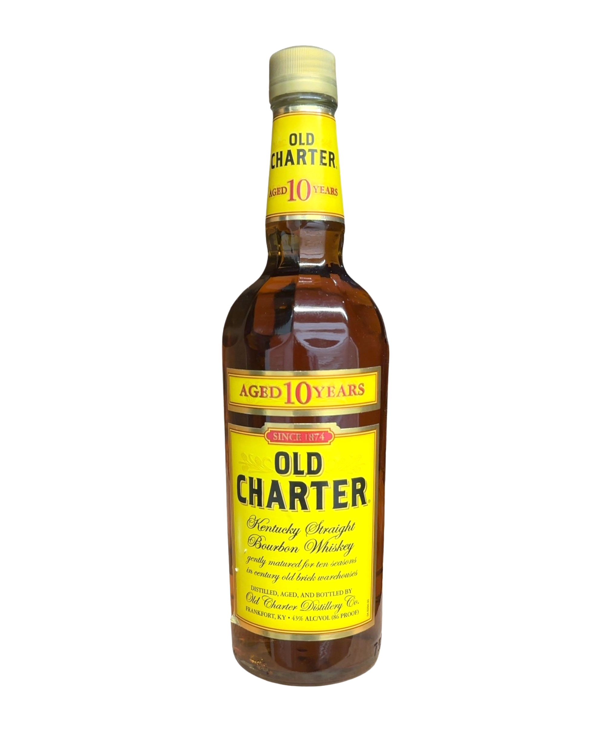 Old Charter 10 Year Kentucky Straight Bourbon Whiskey 86 Proof 750ml
