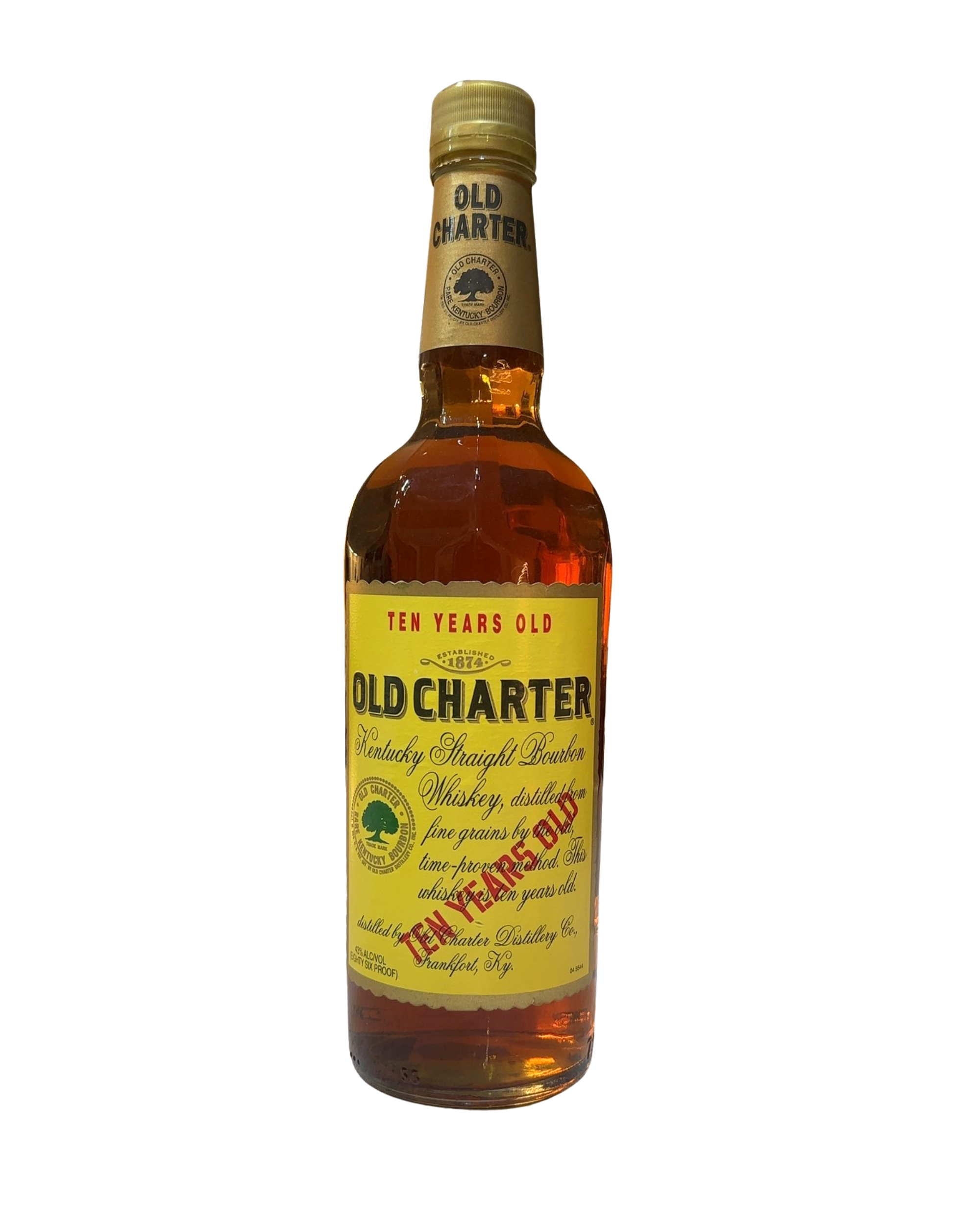 Old Charter Ten Years Old Kentucky Straight Bourbon Whiskey 86 Proof 750ml