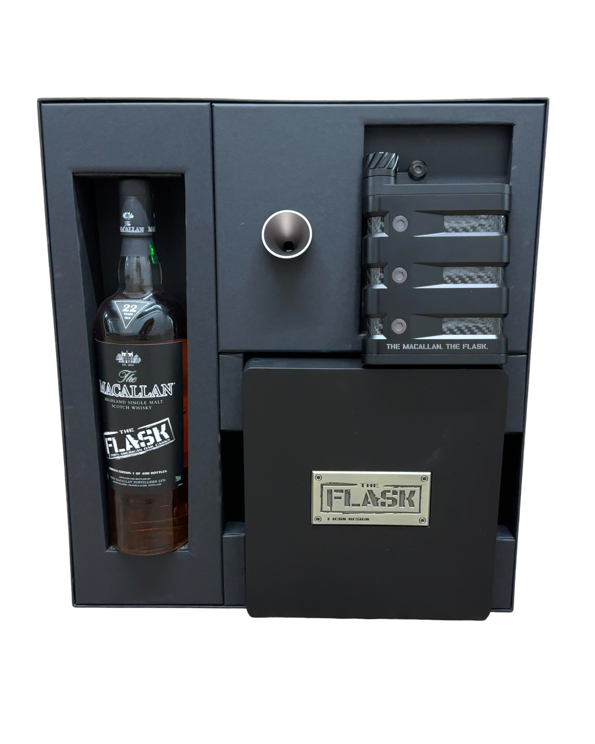 2013 The Macallan Oakley The Flask Highland Single Malt Scotch Whisky 86 Proof 750ml