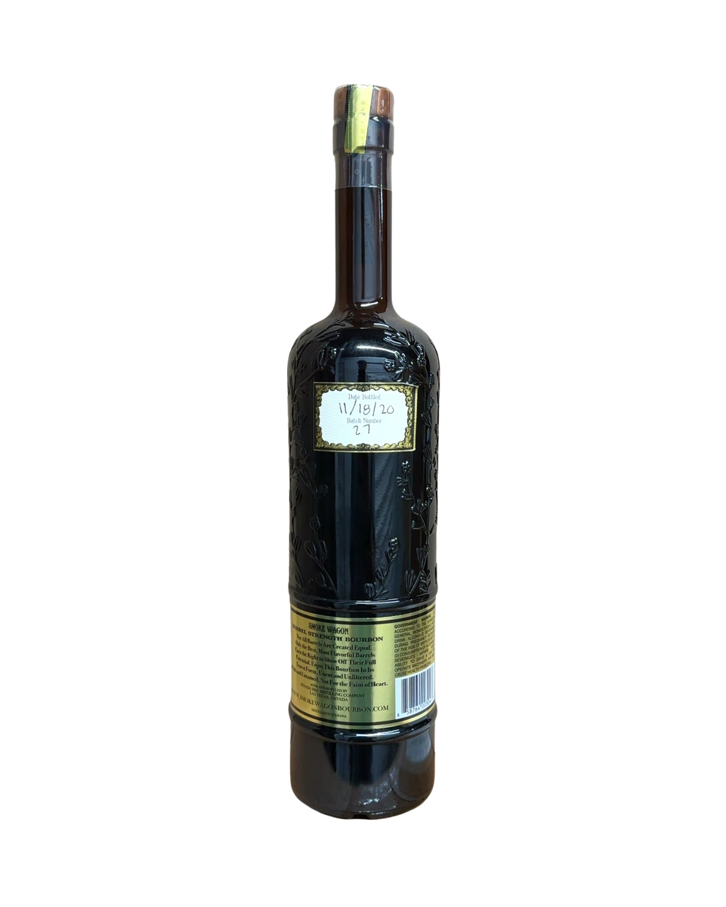 2020 Smoke Wagon Barrel Strength Bourbon 114.92 Proof 750ml Batch 27