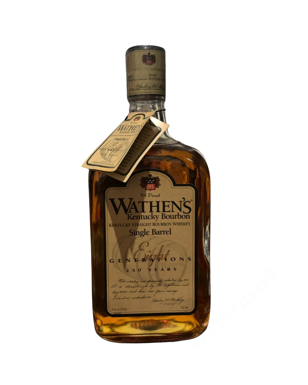 2018 Wathen's Kentucky Bourbon Single Barrel 94 Proof 750ml