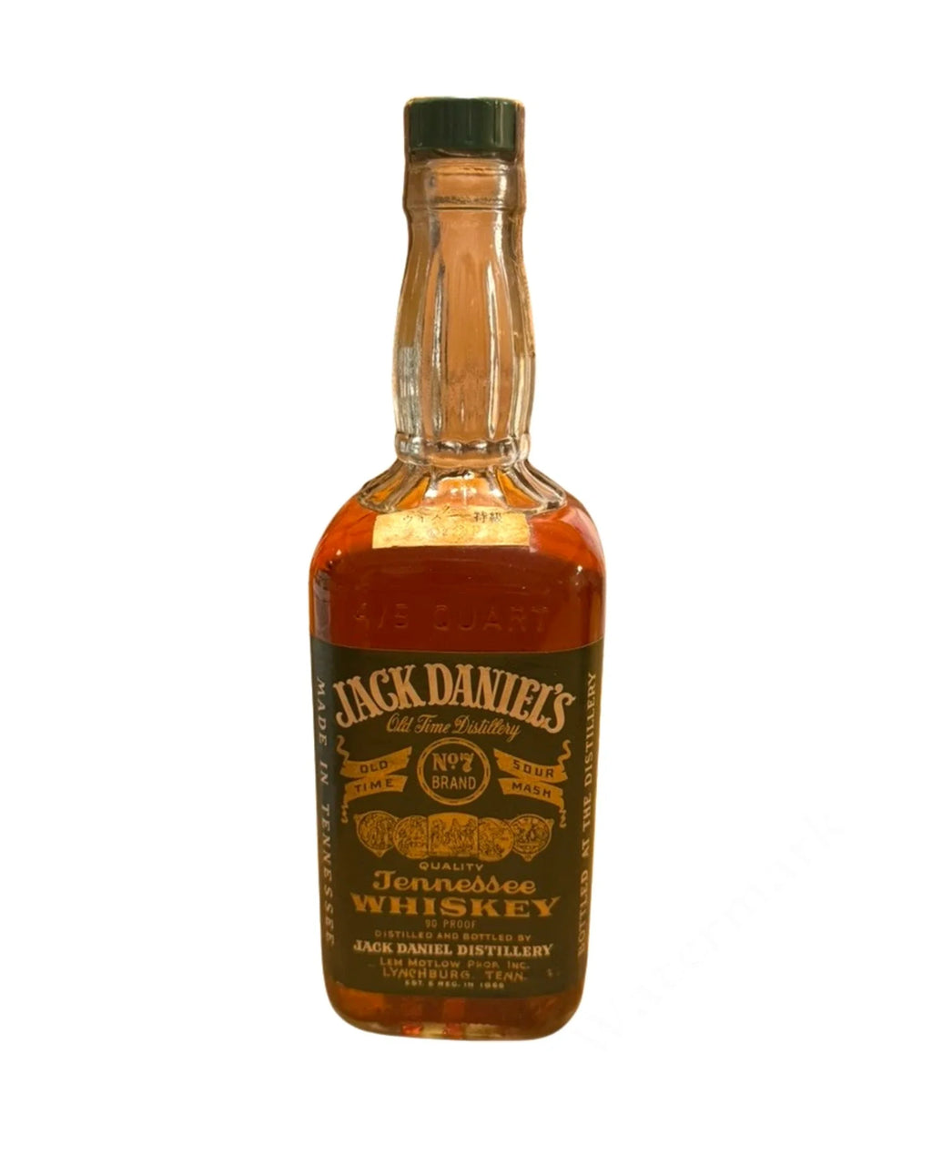 1974 Jack Daniel Distillery Jack Daniels Green Label 90pf. 1974 90 Proof