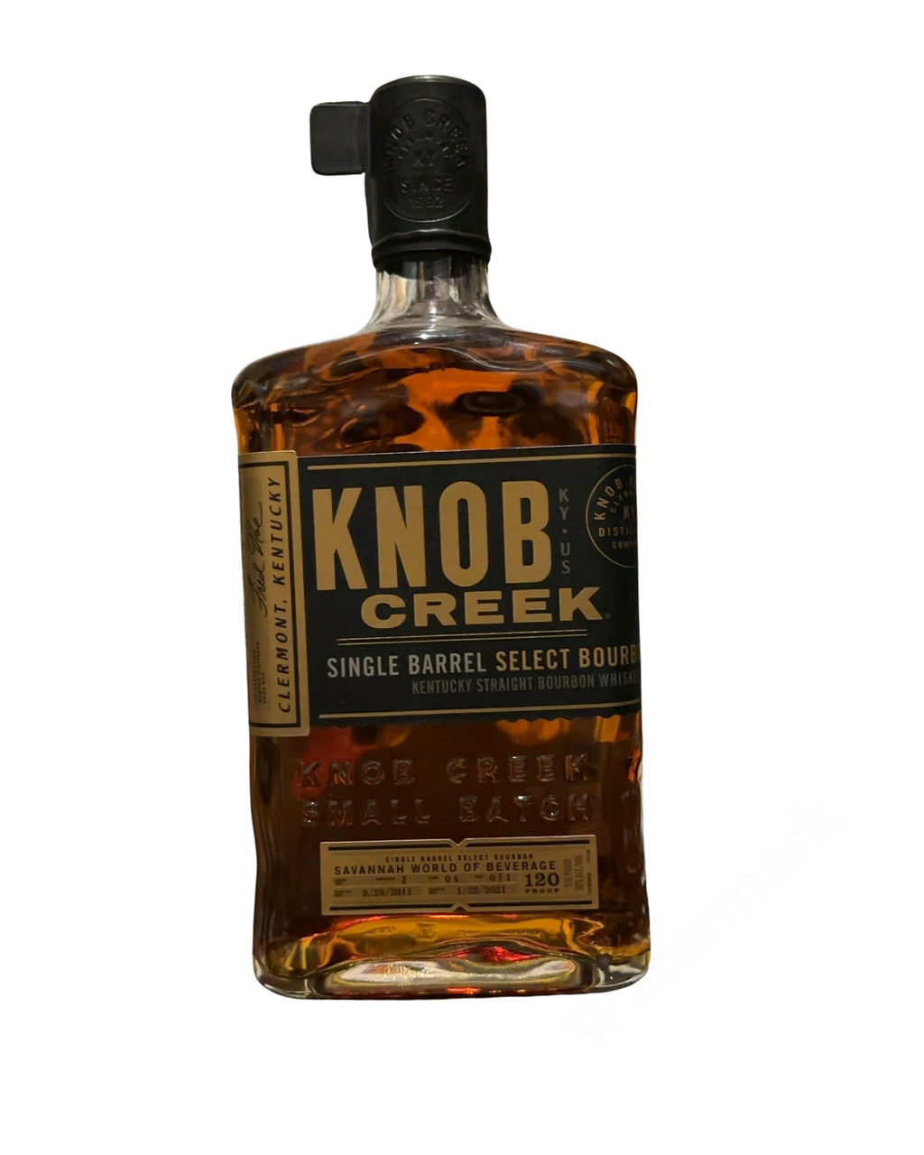 2021 KNOB CREEK SINGLE BARREL SELECT BOURBON 120 Proof 750ml