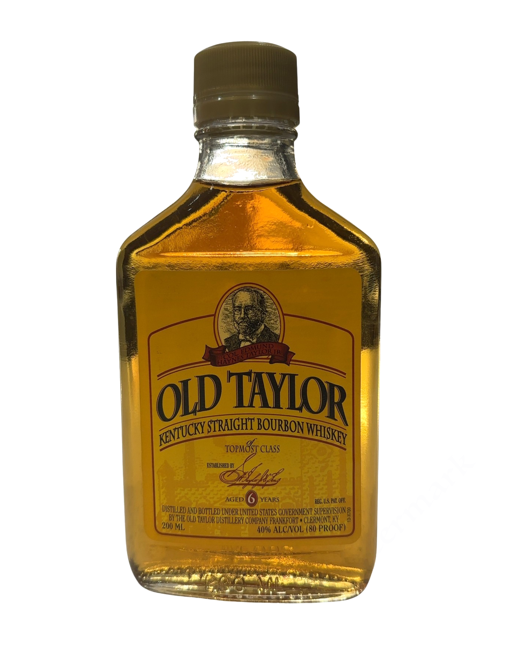 2009 Old Taylor 6 Year Kentucky Straight Bourbon Whiskey 80 Proof 200ml
