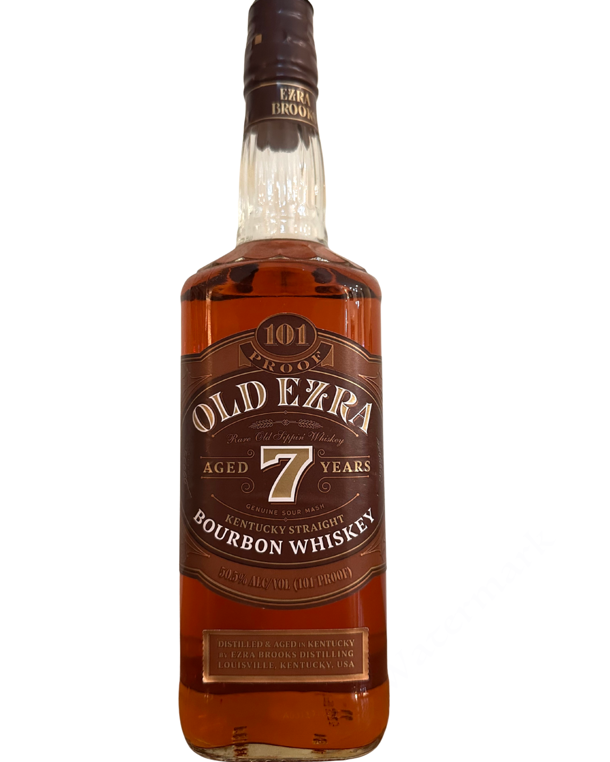 Ezra Brooks Distilling Old Ezra 7 Years Old Kentucky Straight Bourbon Whiskey 101 Proof
