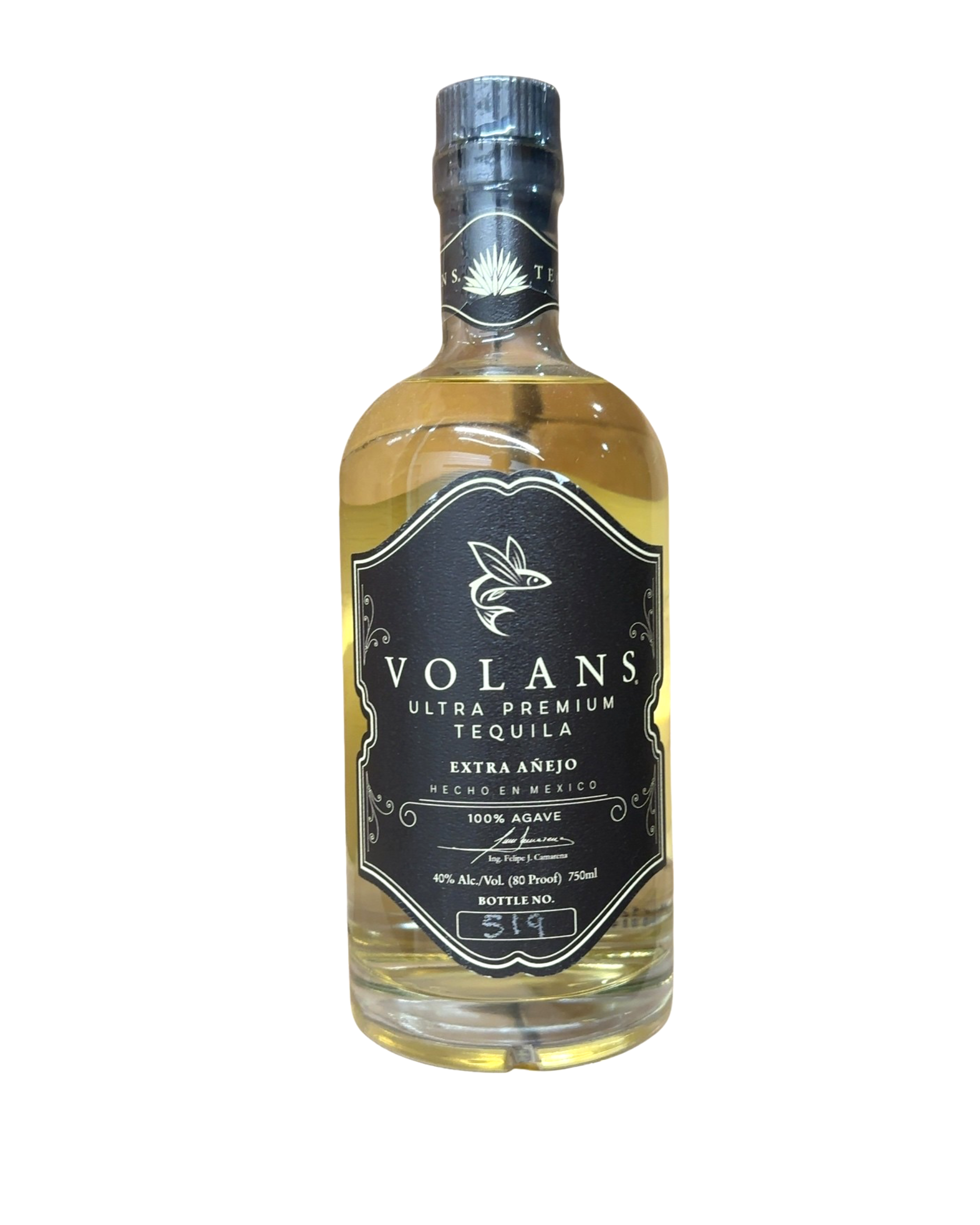 2020 VOLANS ULTRA PREMIUM TEQUILA EXTRA AÑEJO 80 Proof 750ml