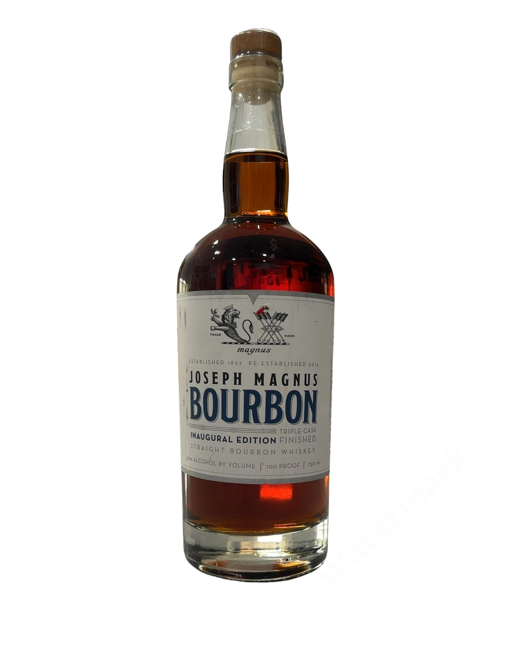 Joseph Magnus Bourbon Inaugural Edition Triple-Cask Finished Straight Bourbon Whiskey 100 Proof