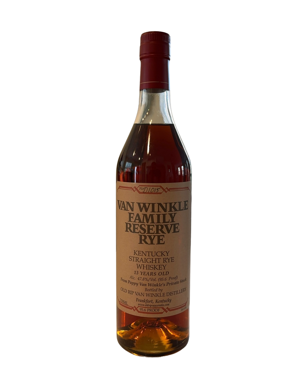 2013 Van Winkle Family Reserve Rye (Bernheim & Medley Distillate) 95.6 Proof 750ml