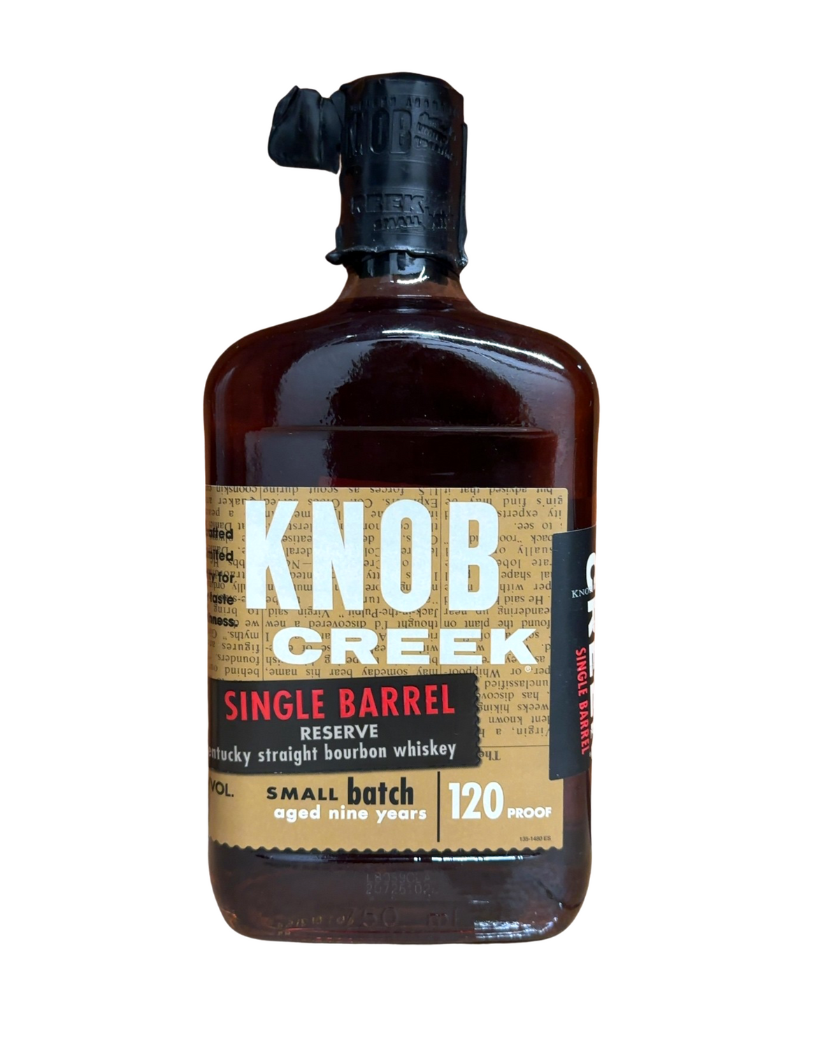 2018 Knob Creek Single Barrel Reserve Kentucky Straight Bourbon Whiskey 120 Proof 750ml