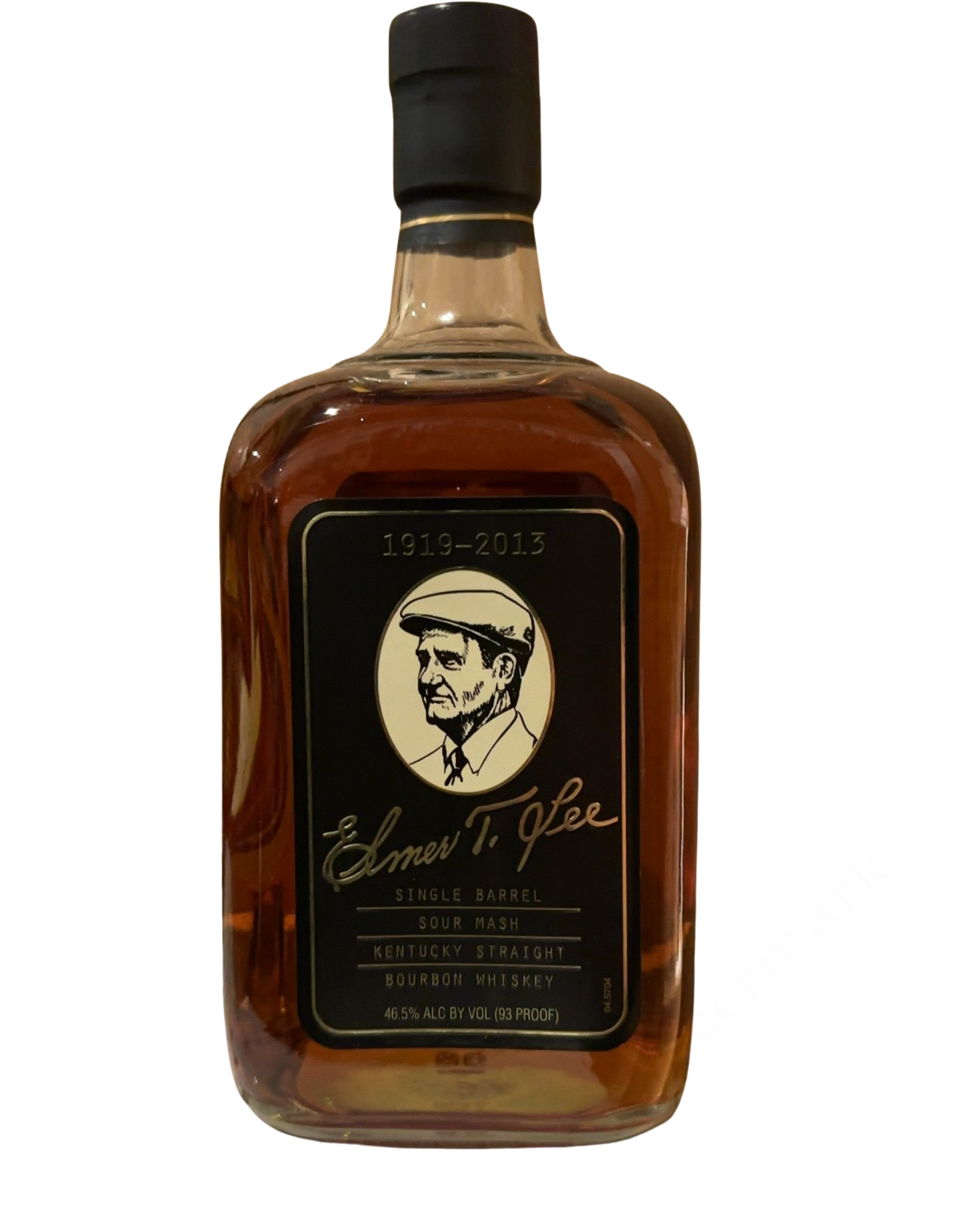 Elmer T. Lee Single Barrel Sour Mash Kentucky Straight Bourbon Whiskey 93 Proof