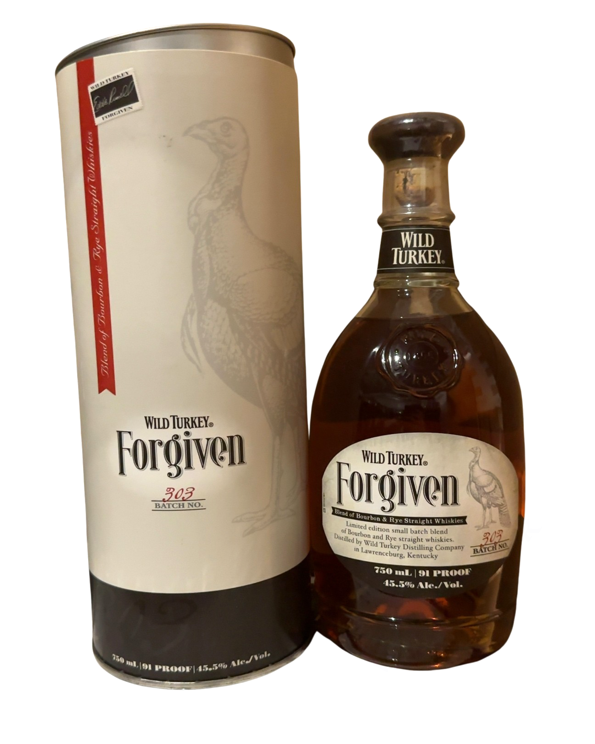 2013 Wild Turkey Forgiven Blend of Bourbon & Rye Straight Whiskies 91 Proof