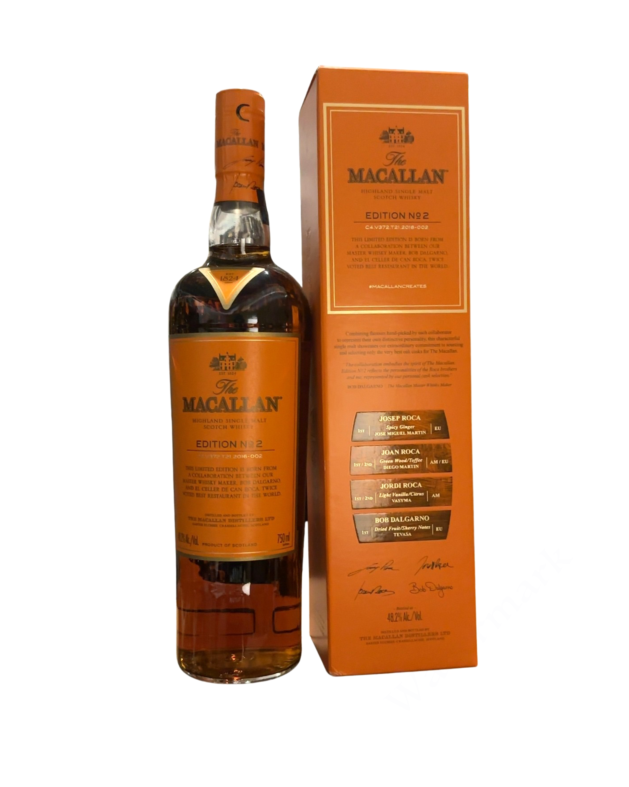 2016 The Macallan Distillers Ltd The Macallan Edition No. 2 96.4 Proof 750ml