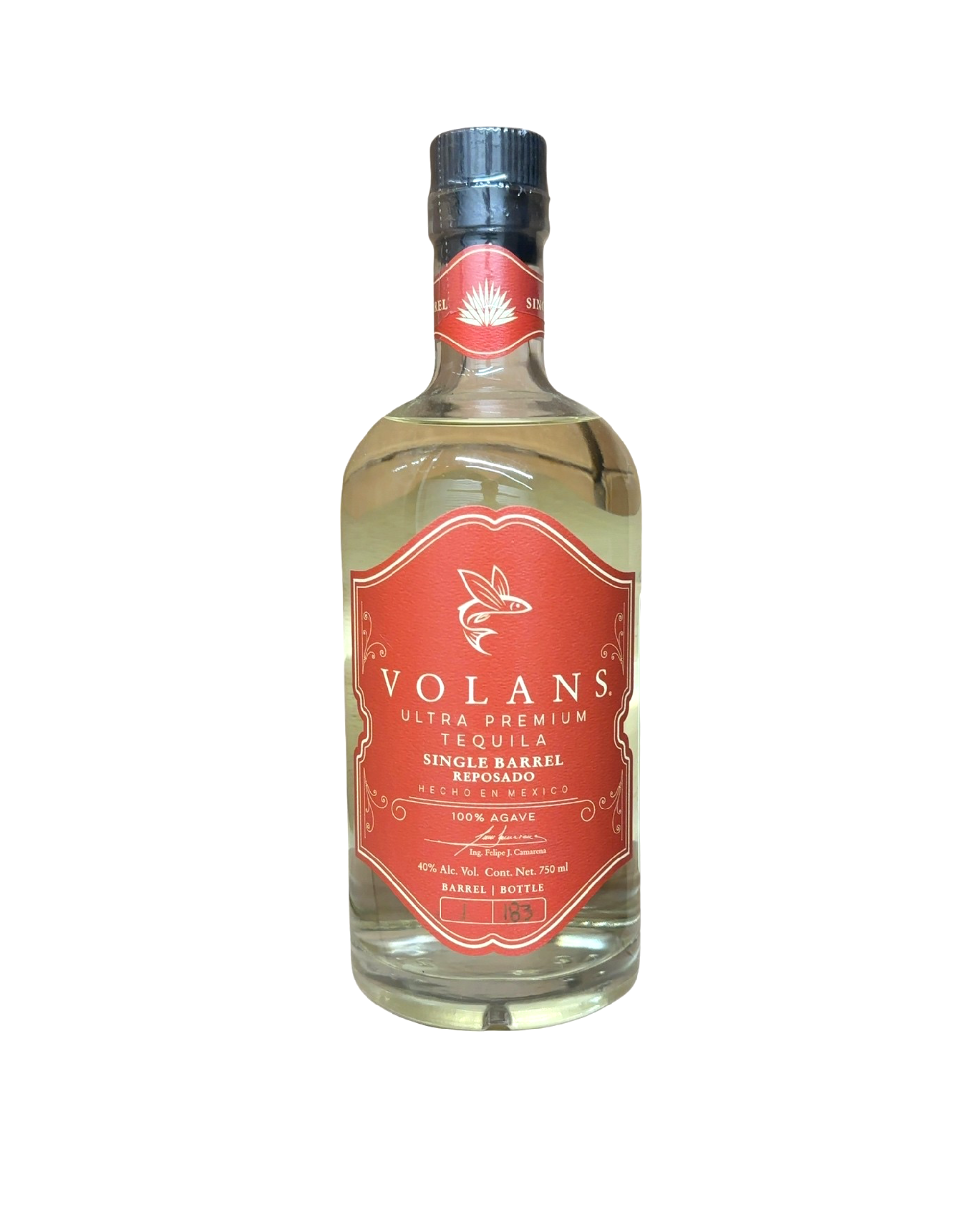 2021 Volans Ultra Premium Tequila Single Barrel Reposado 80 Proof 750ml