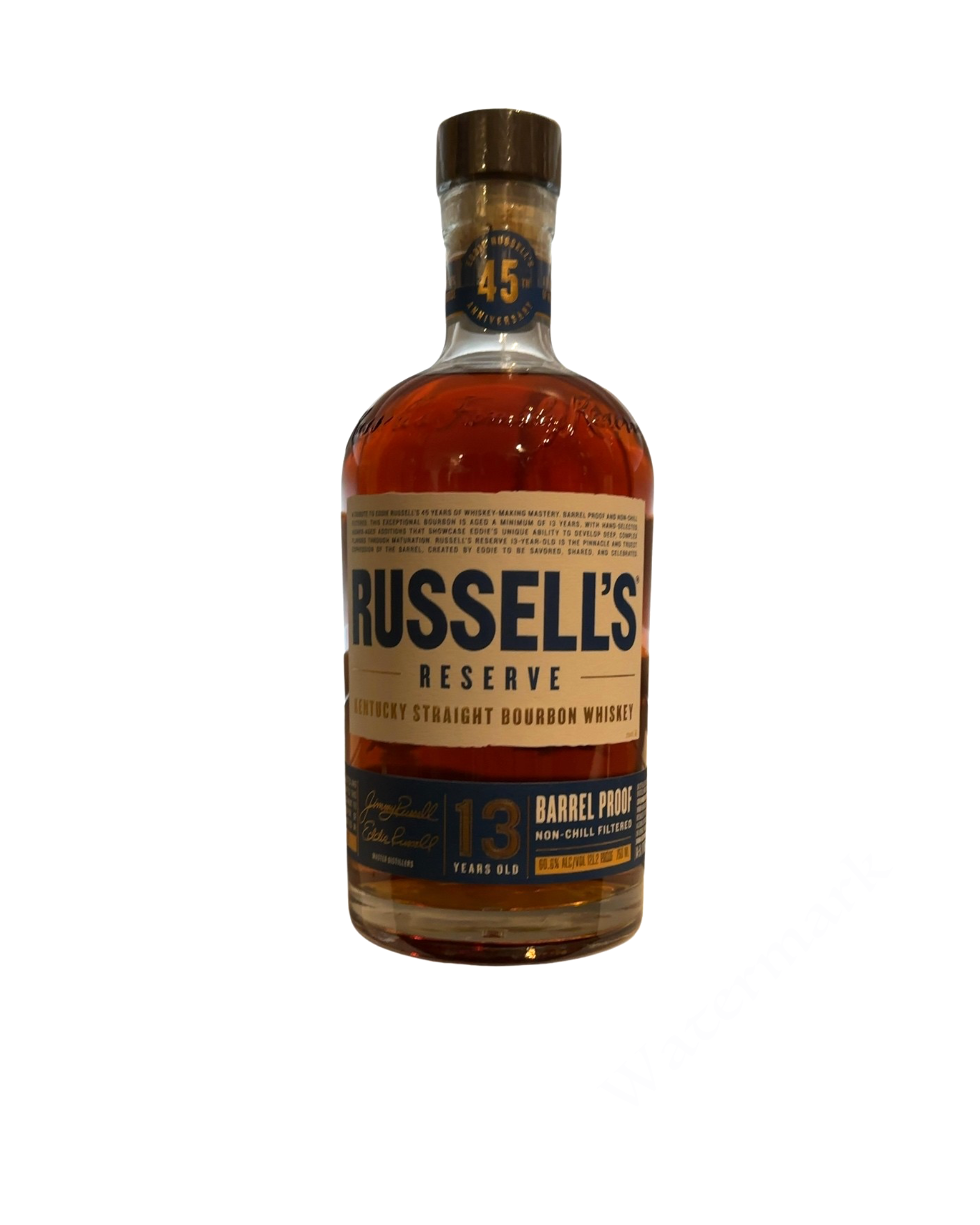 2026 Russell's Reserve 45th Anniversary Russell's Reserve 13 Years Old Barrel Proof 112.2 Proof 121.2 Proof