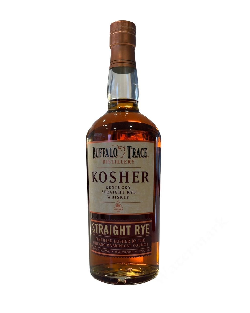 2025 Buffalo Trace Distillery Buffalo Trace Kosher Straight Rye Whiskey 94 Proof