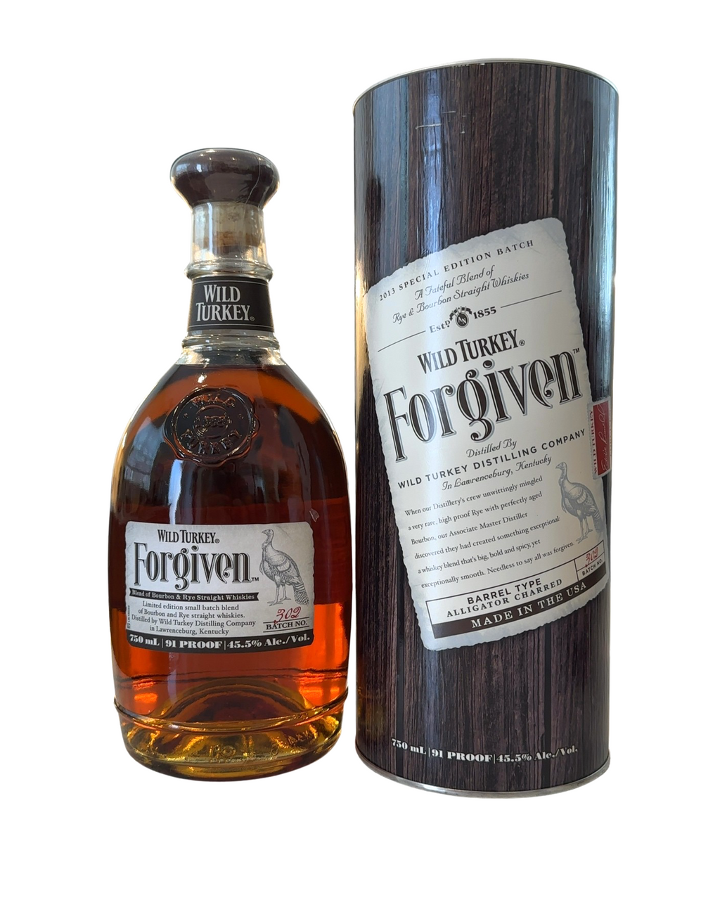 2013 Wild Turkey Forgiven 91 Proof 750ml