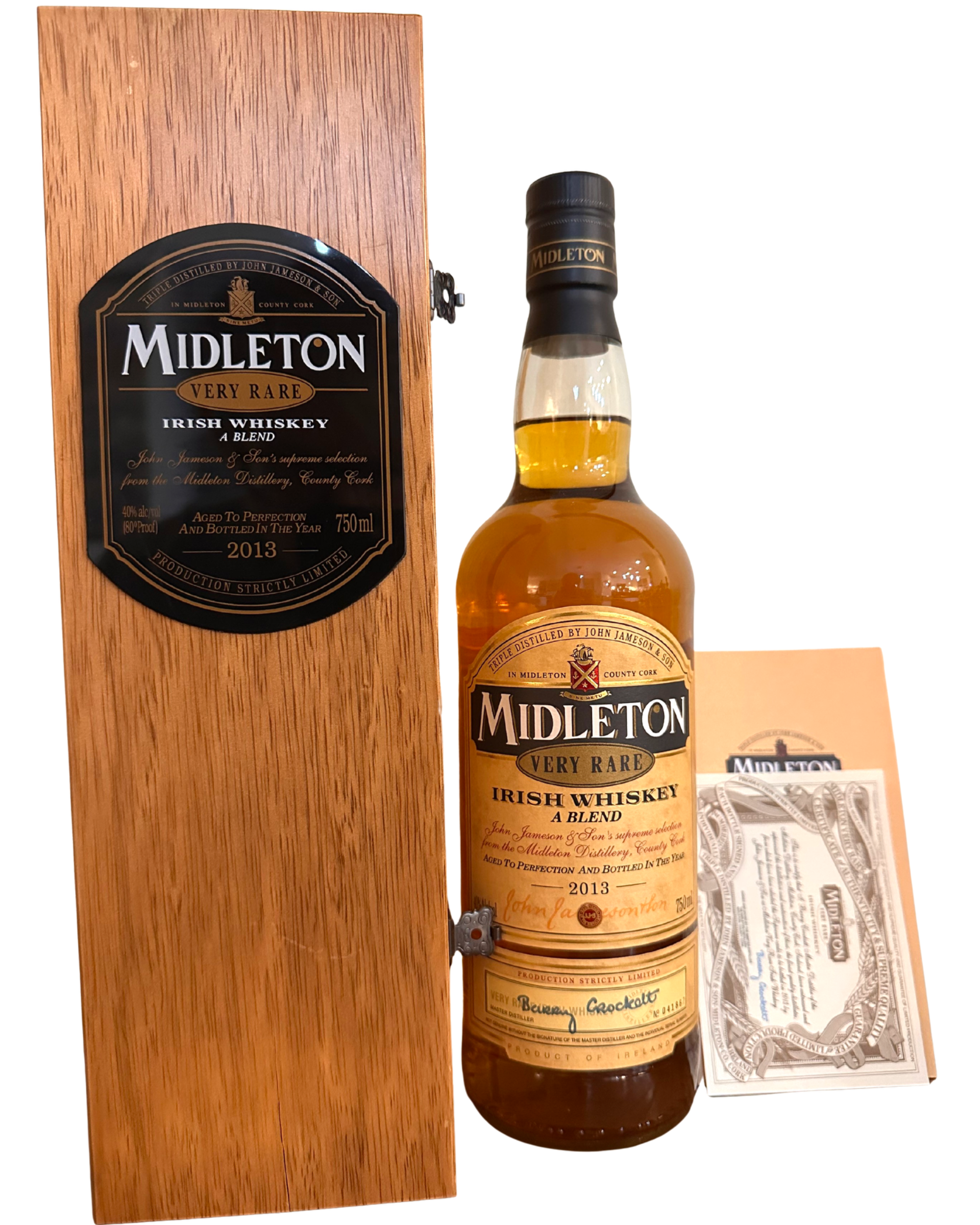Midleton Very Rare Irish Whiskey A Blend 80 Proof