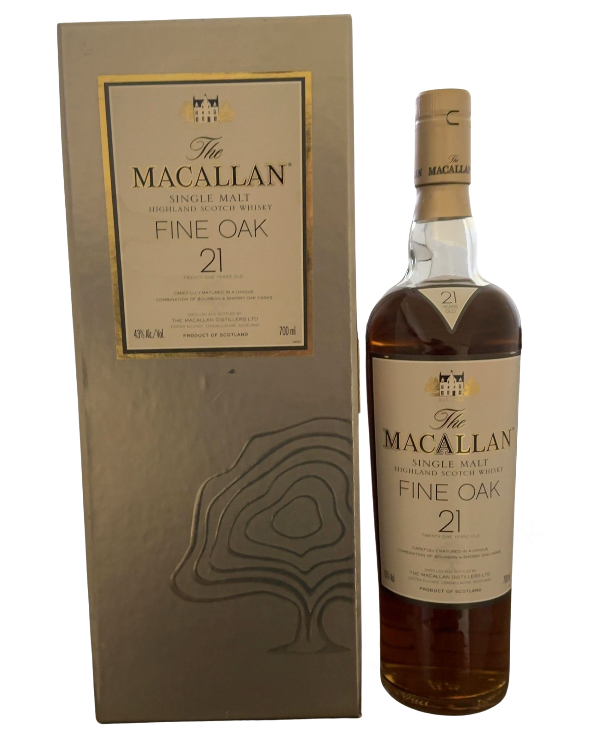 The Macallan Single Malt Highland Scotch Whisky Fine Oak 86 Proof