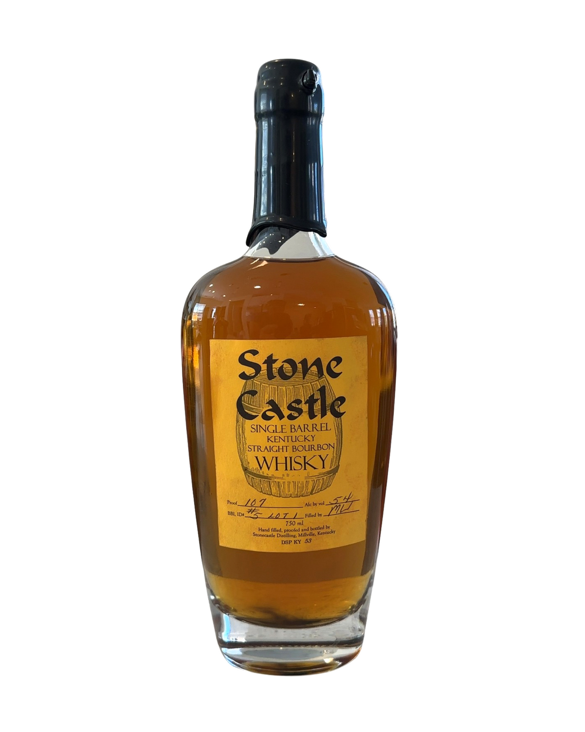 2000 Stone Castle Single Barrel Kentucky Straight Bourbon Whisky 107 Proof 750ml