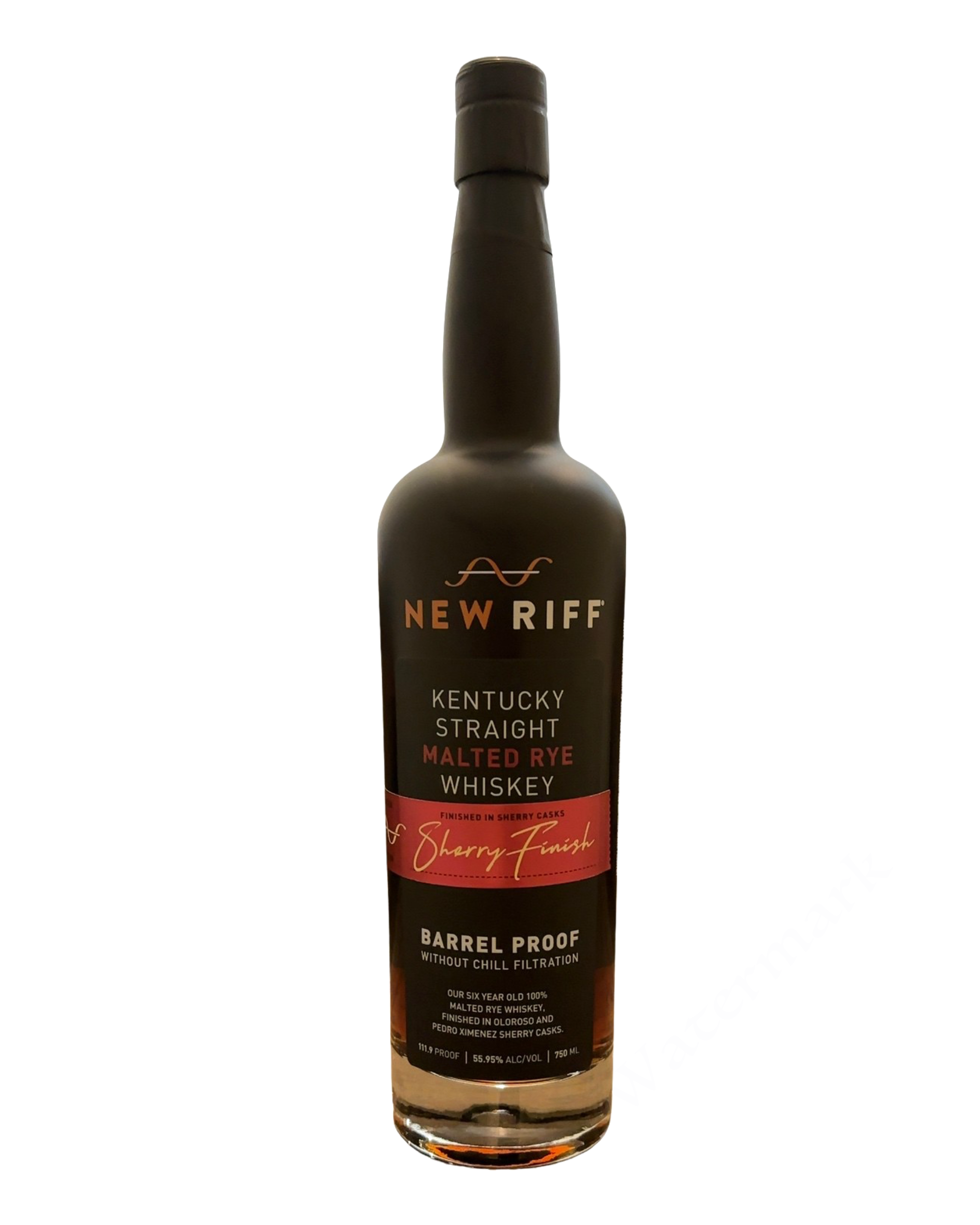 New Riff Kentucky Straight Malted Rye Whiskey Sherry Finish Barrel Proof 111.9 Proof