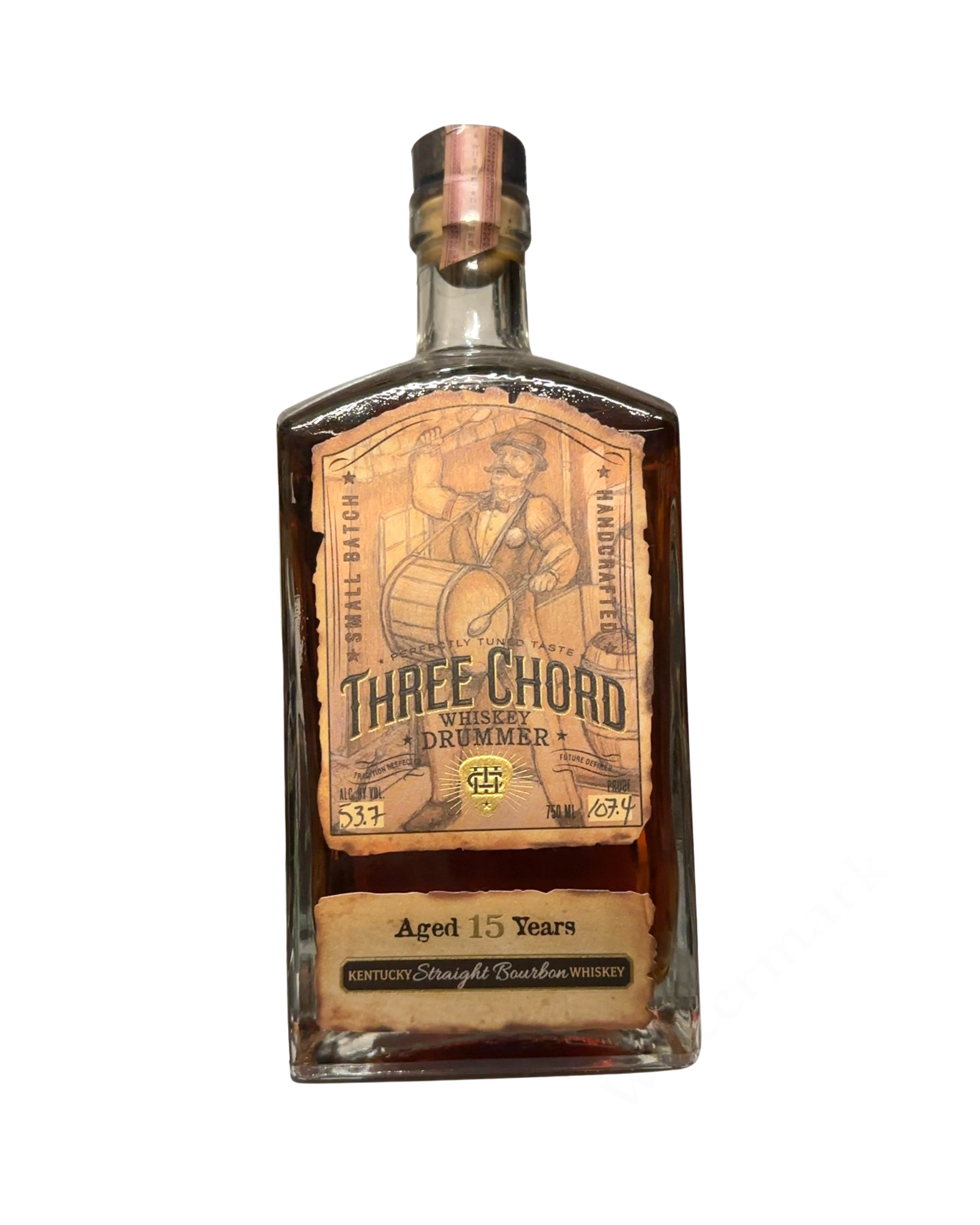 Three Chord Whiskey Drummer 107.4 Proof 750ml