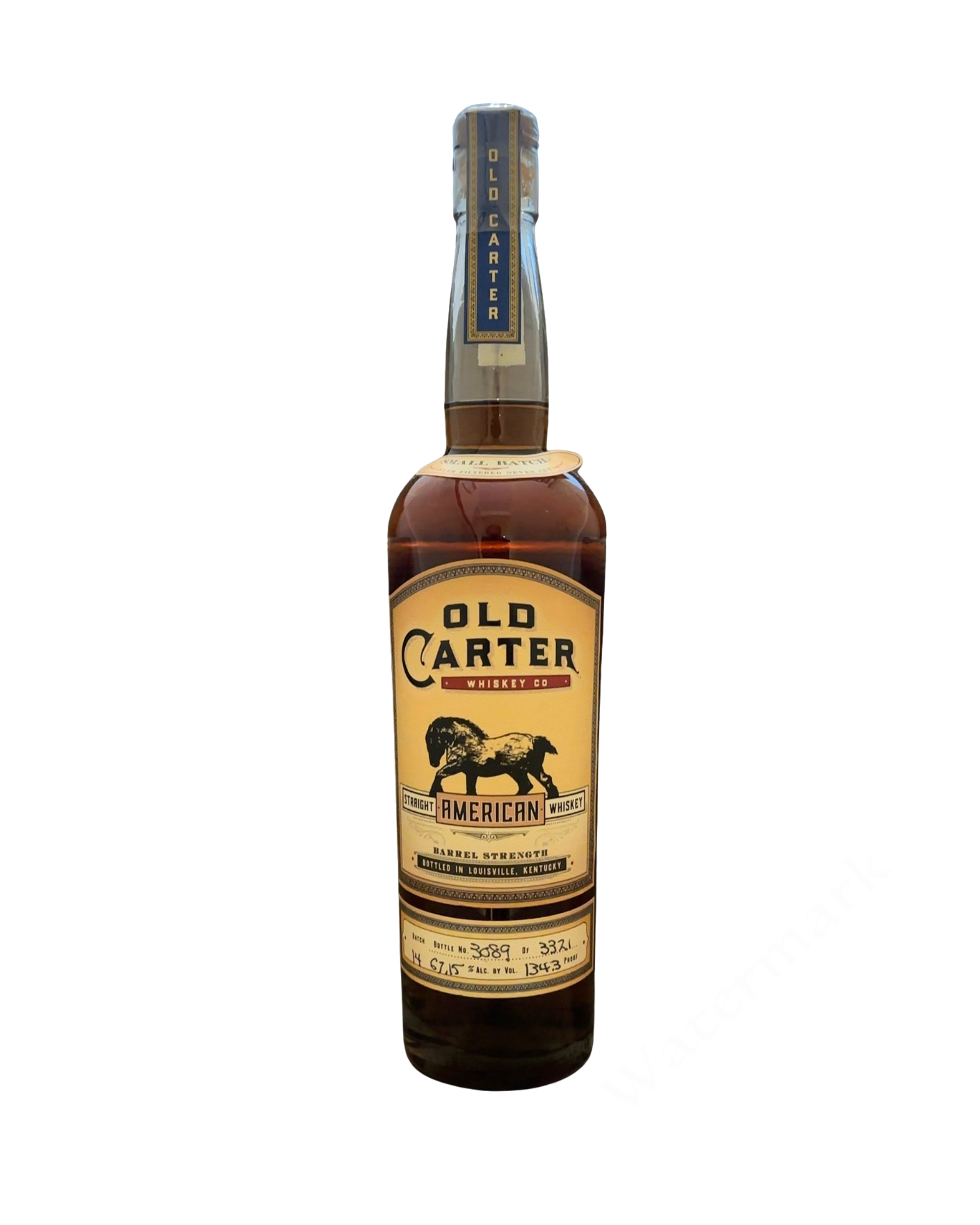 Old Carter Whiskey Co Old Carter Straight American Whiskey Barrel Strength 134.3 Proof
