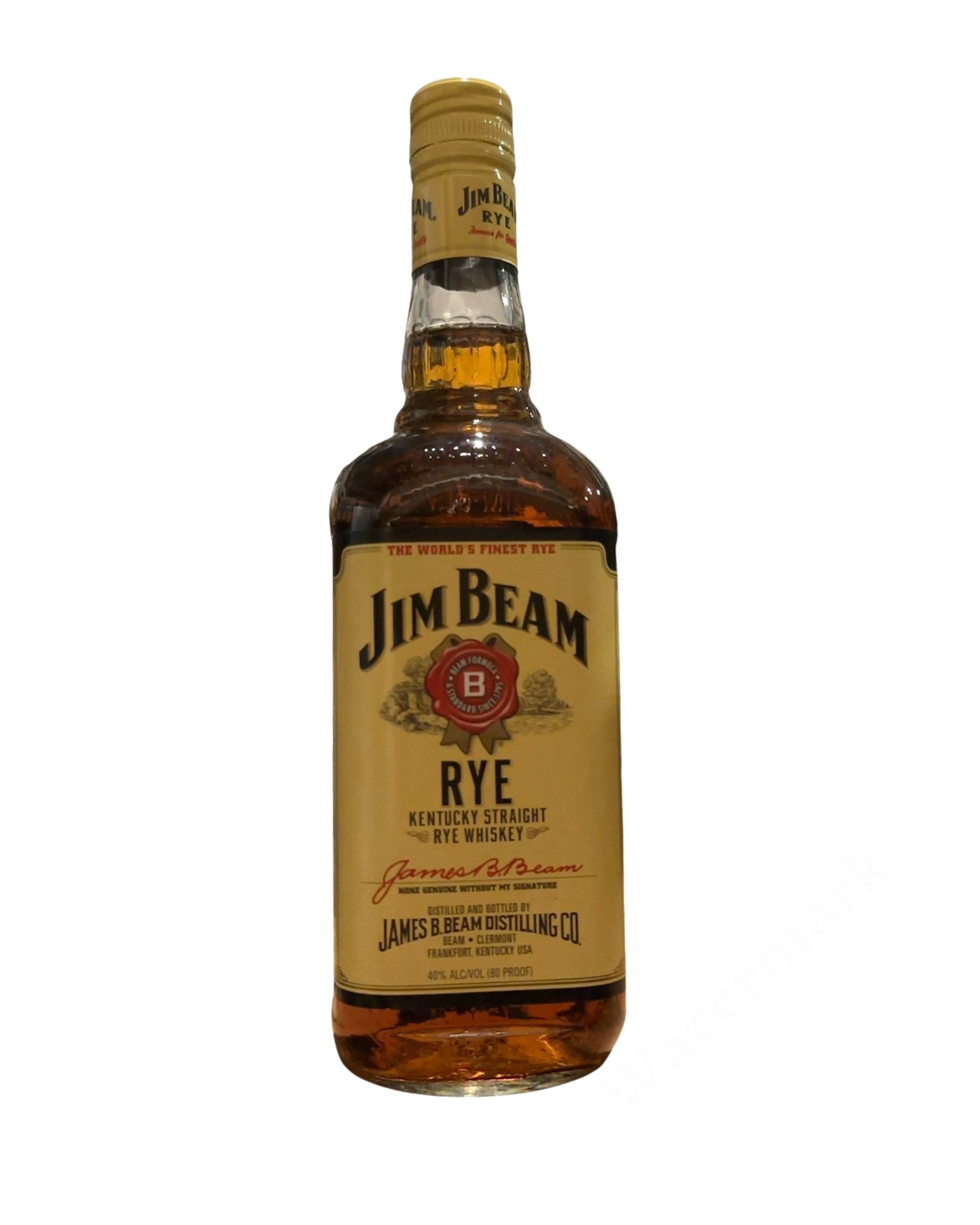 2012 Jim Beam Rye Kentucky Straight Rye Whiskey 80 Proof 750ml