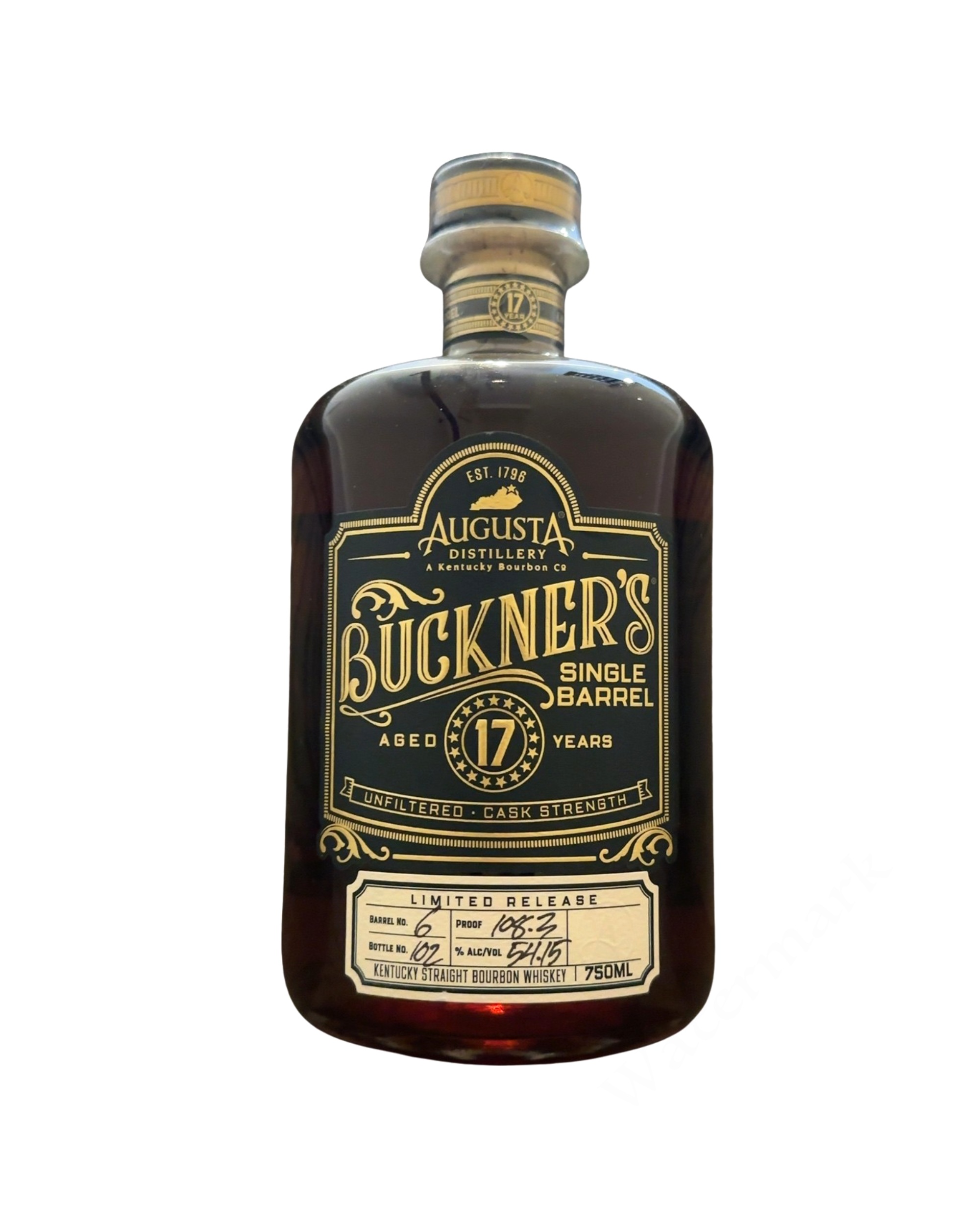 Augusta Distillery Buckner's Single Barrel 108.3 Proof