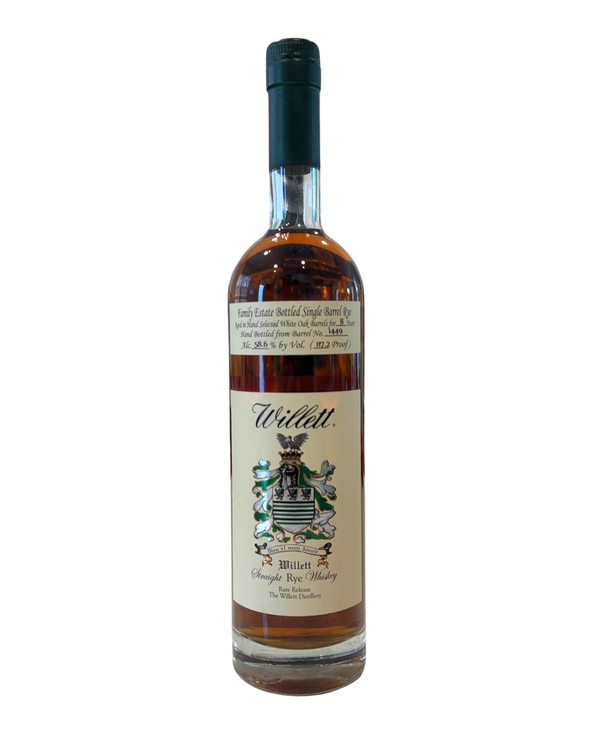 2020 Willett 8 Year Rye  #1449 Lion’s Share 117.2 Proof 750ml