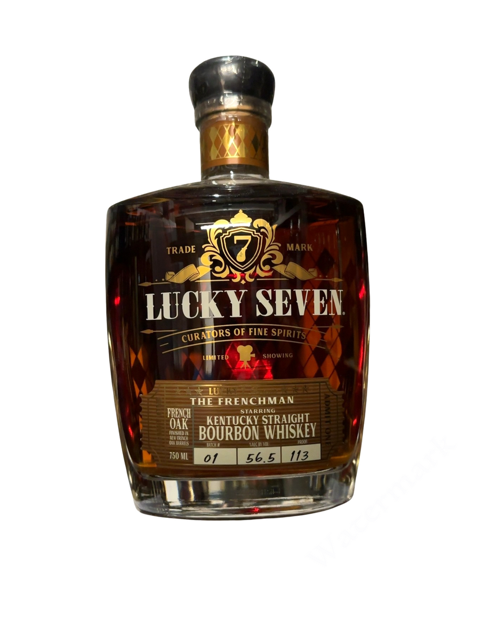 Lucky Seven The Frenchman Kentucky Straight Bourbon Whiskey 113 Proof 750ml
