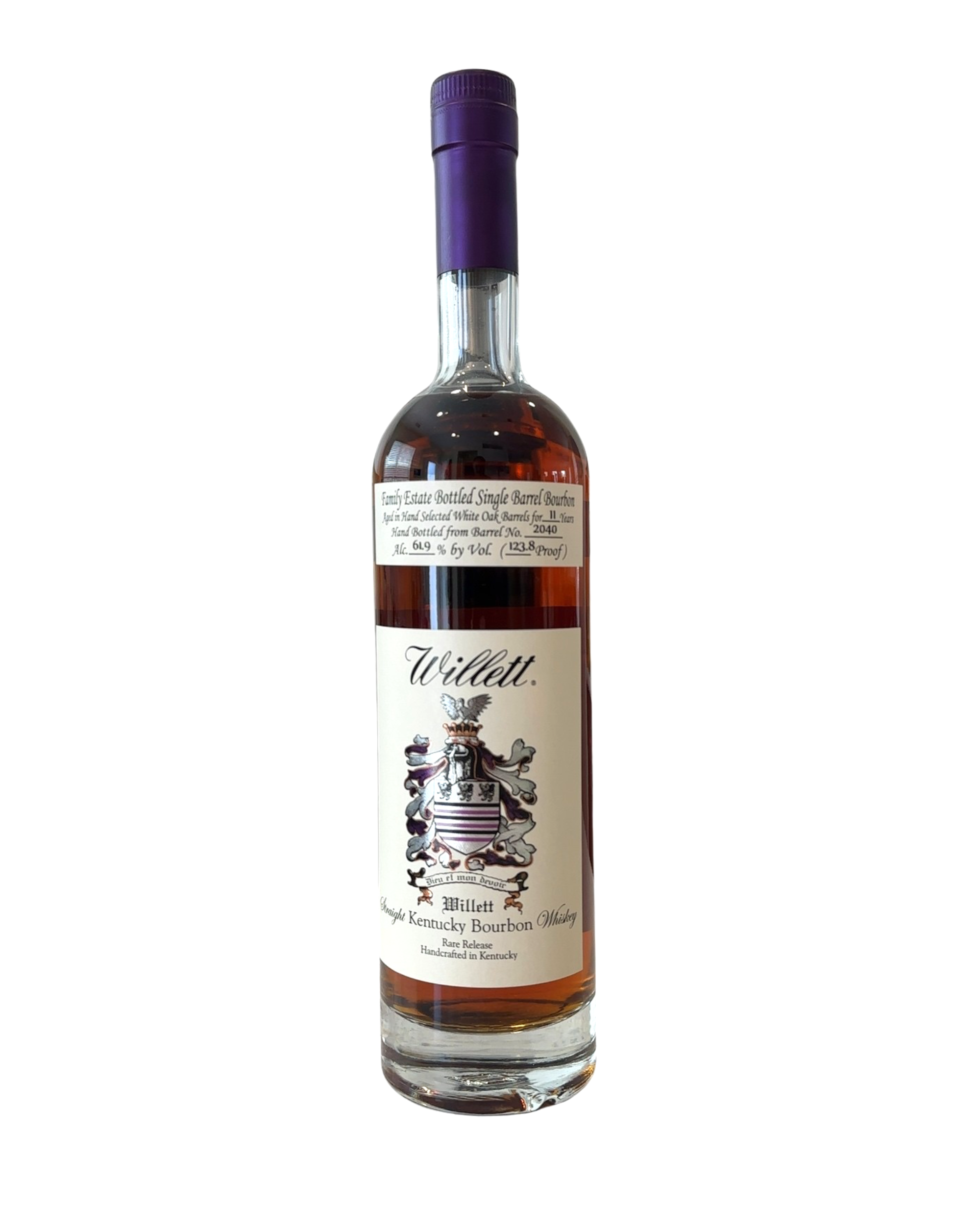 Willett Argonaut Heritage Willett Family Estate Bottled Single Barrel Bourbon 123.8 Proof 750ml