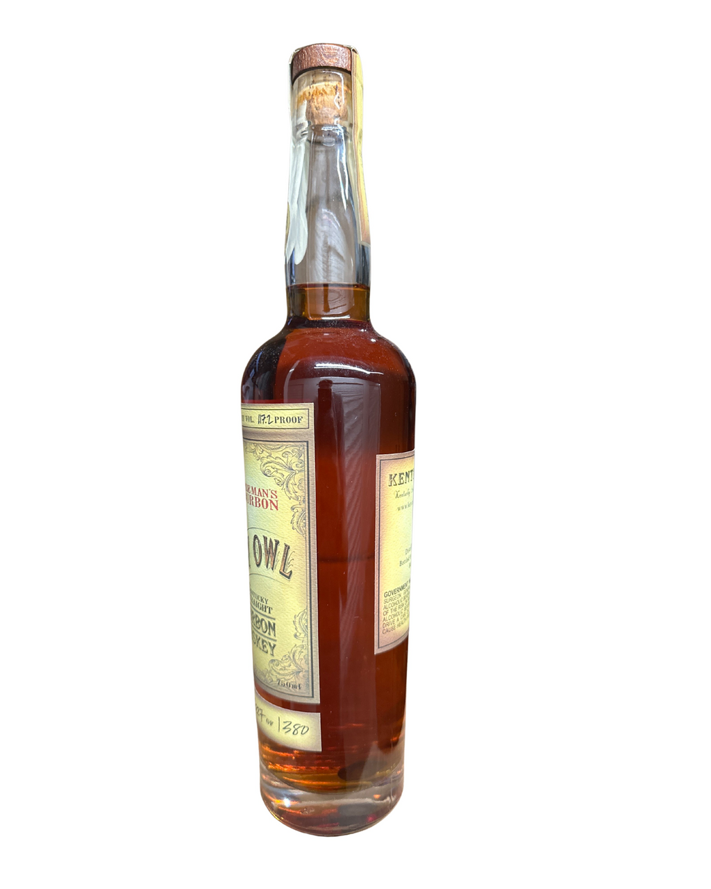 Kentucky Owl Bourbon Whiskey 117.2 Proof 750ml (Batch 2)