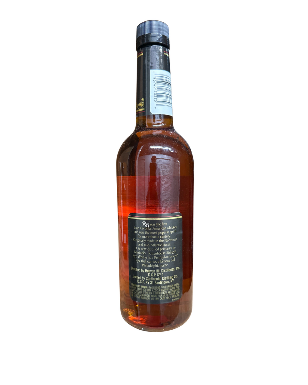 2014 Rittenhouse Heaven Hill Straight Rye Whisky 100 Proof 750ml