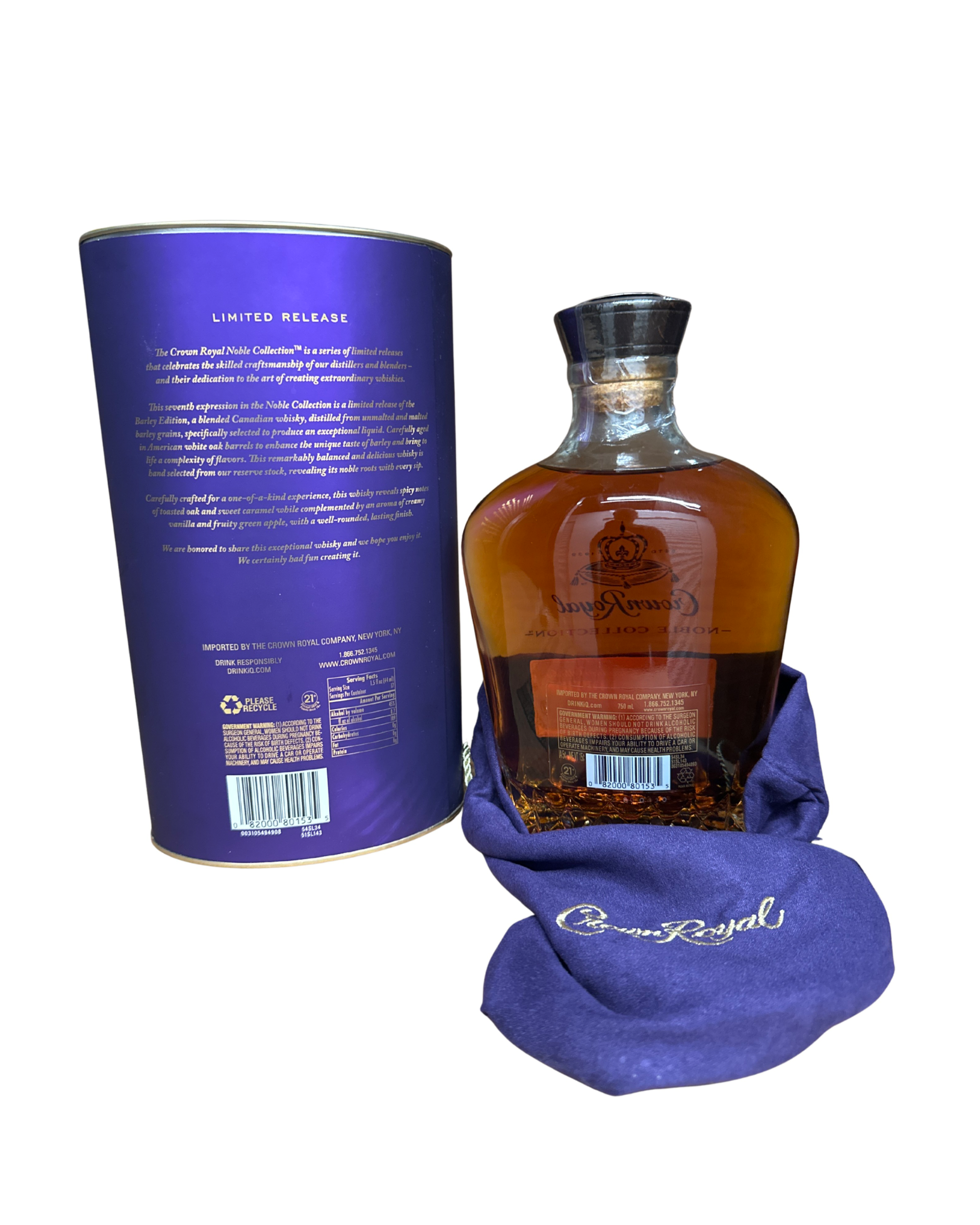 Crown Royal Noble Collection Barley Edition 90 Proof