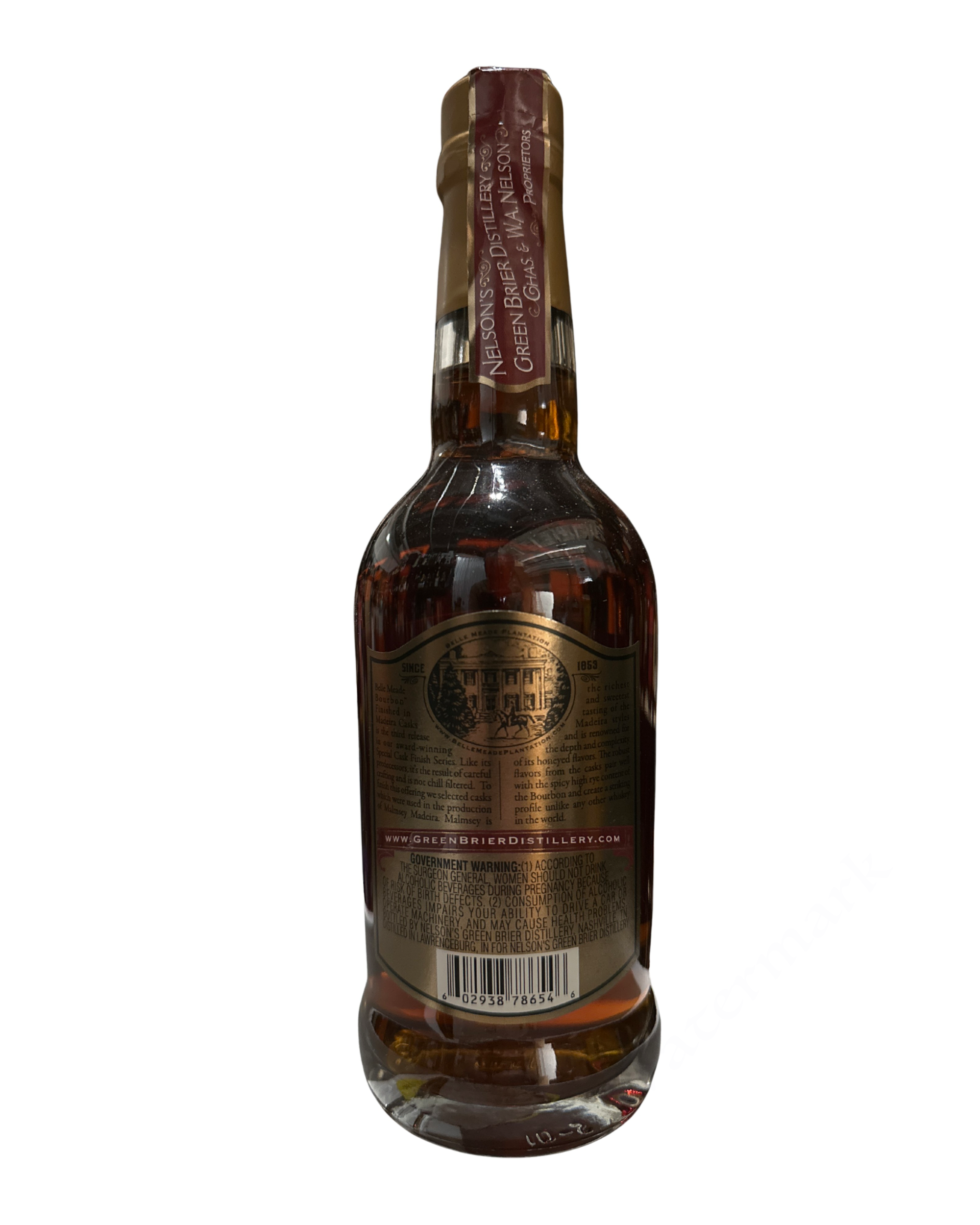 2018 Nelson's Green Brier Distillery BELLE MEADE Madeira Bourbon 90.4 Proof