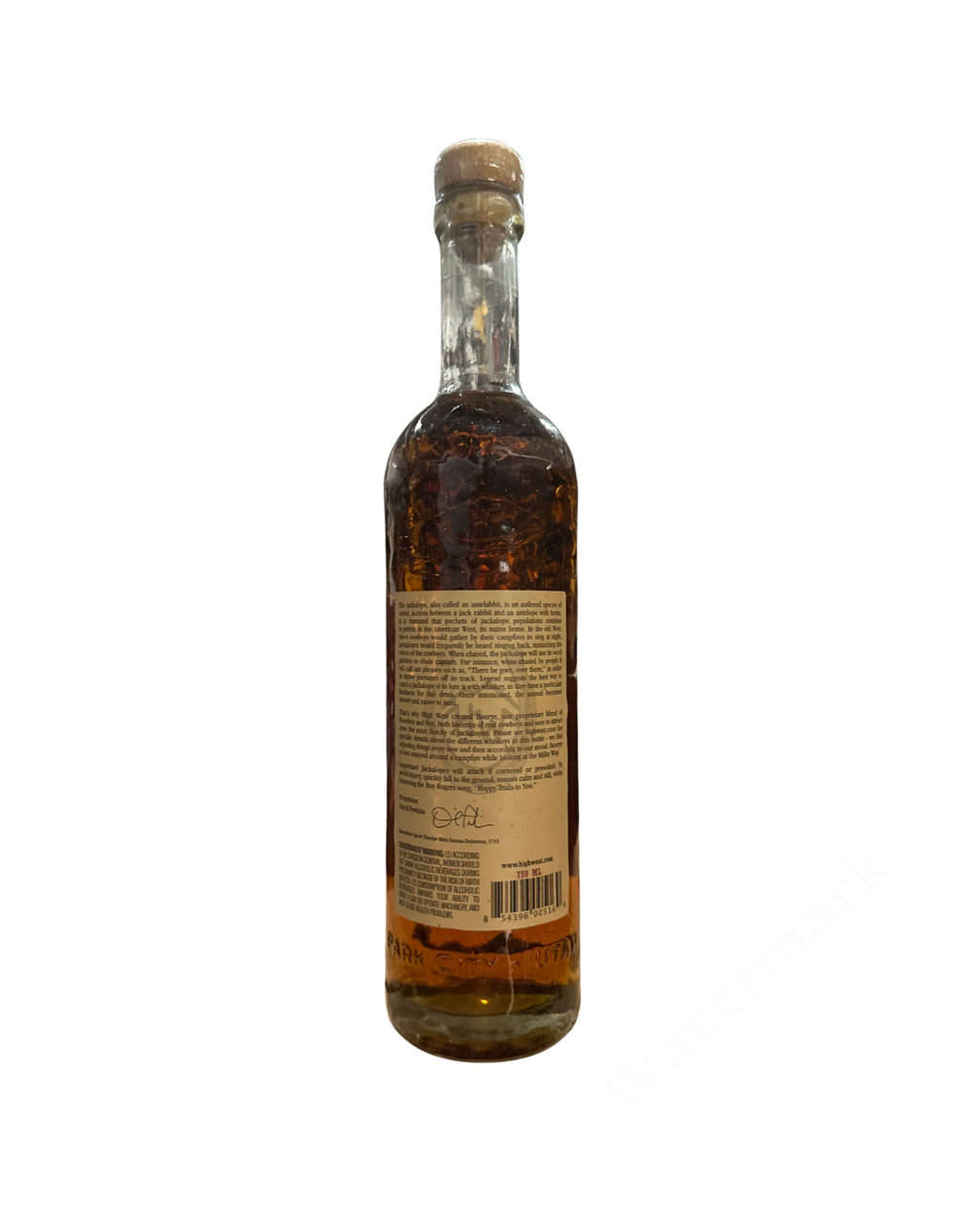 2014 High West Distillery Bourye A Blend of Straight Whiskies 92 Proof