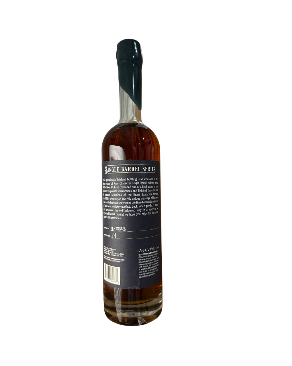 2023 Rare Character Preserves Single Barrel Series Straight Bourbon Whiskey Finished in a Sauternes Cask 116.94 Proof