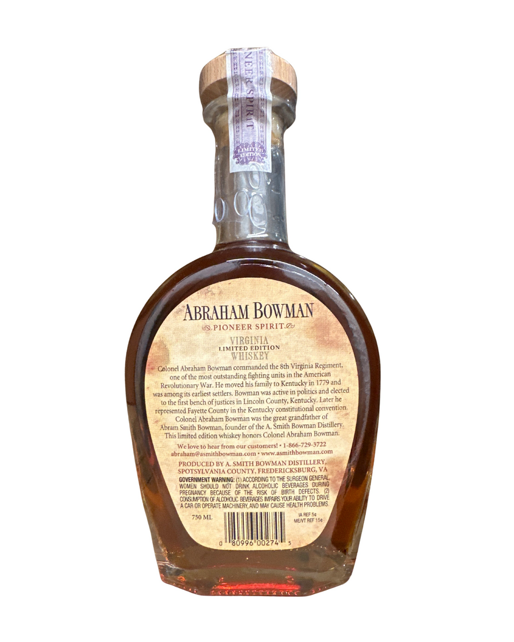 2020 Abraham Bowman Gingerbread #2 110 Proof 750ml