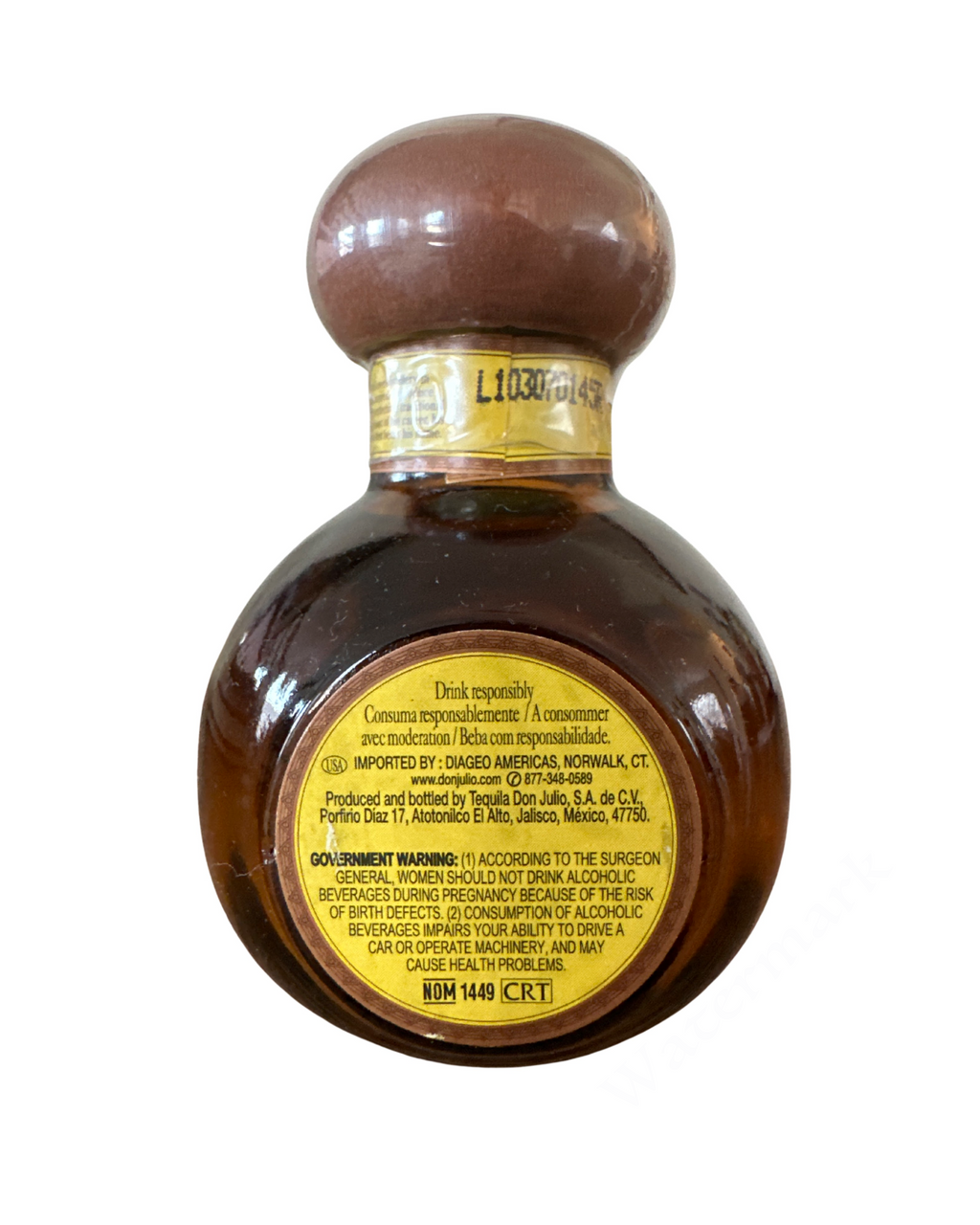 2010 Don Julio Reserva De Don Julio Añejo Tequila 80 Proof 50ml