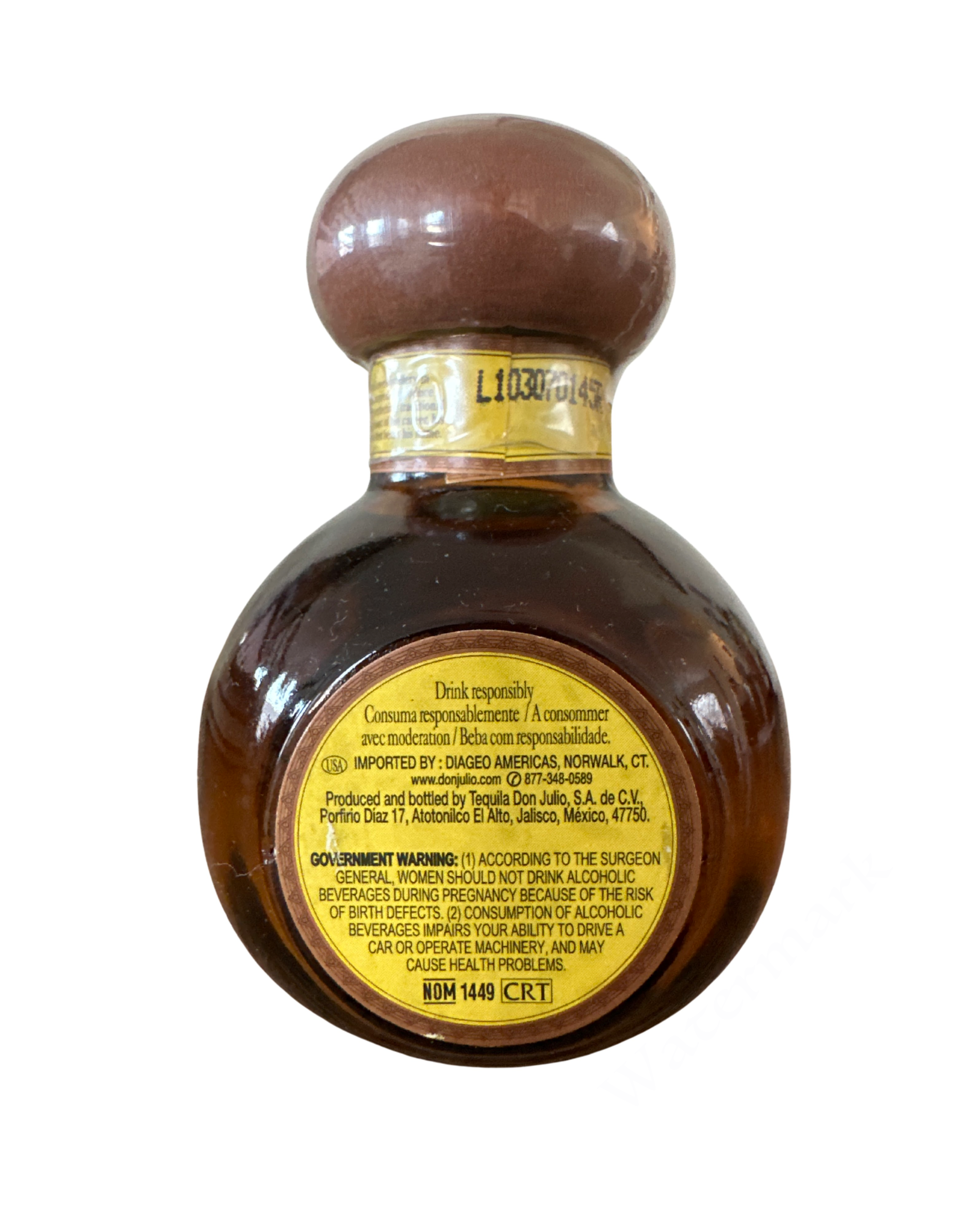 2010 Don Julio Reserva De Don Julio Añejo Tequila 80 Proof 50ml