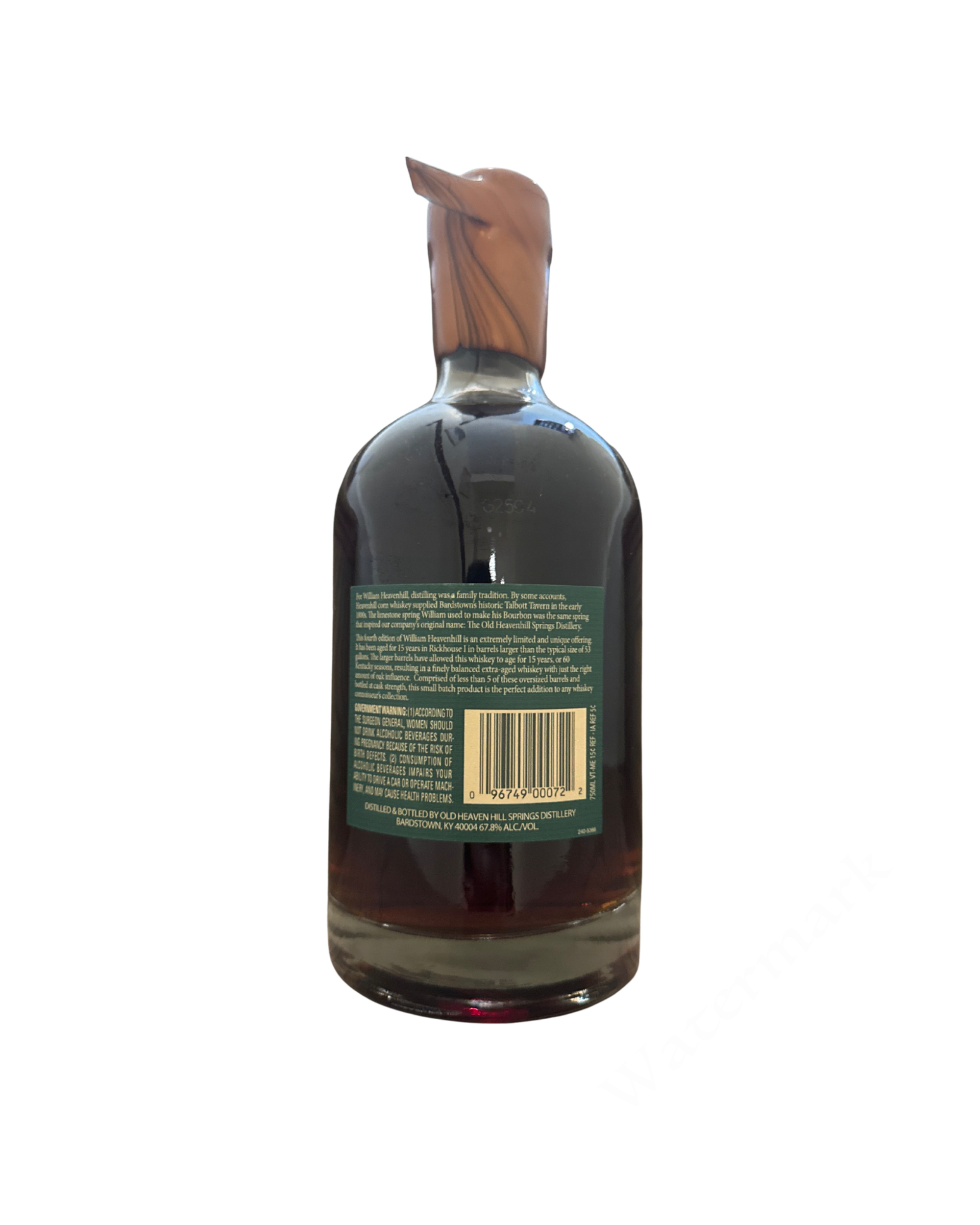 Heaven Hill Distilleries, Inc. William Heavenhill Cask Strength 135.6 Proof