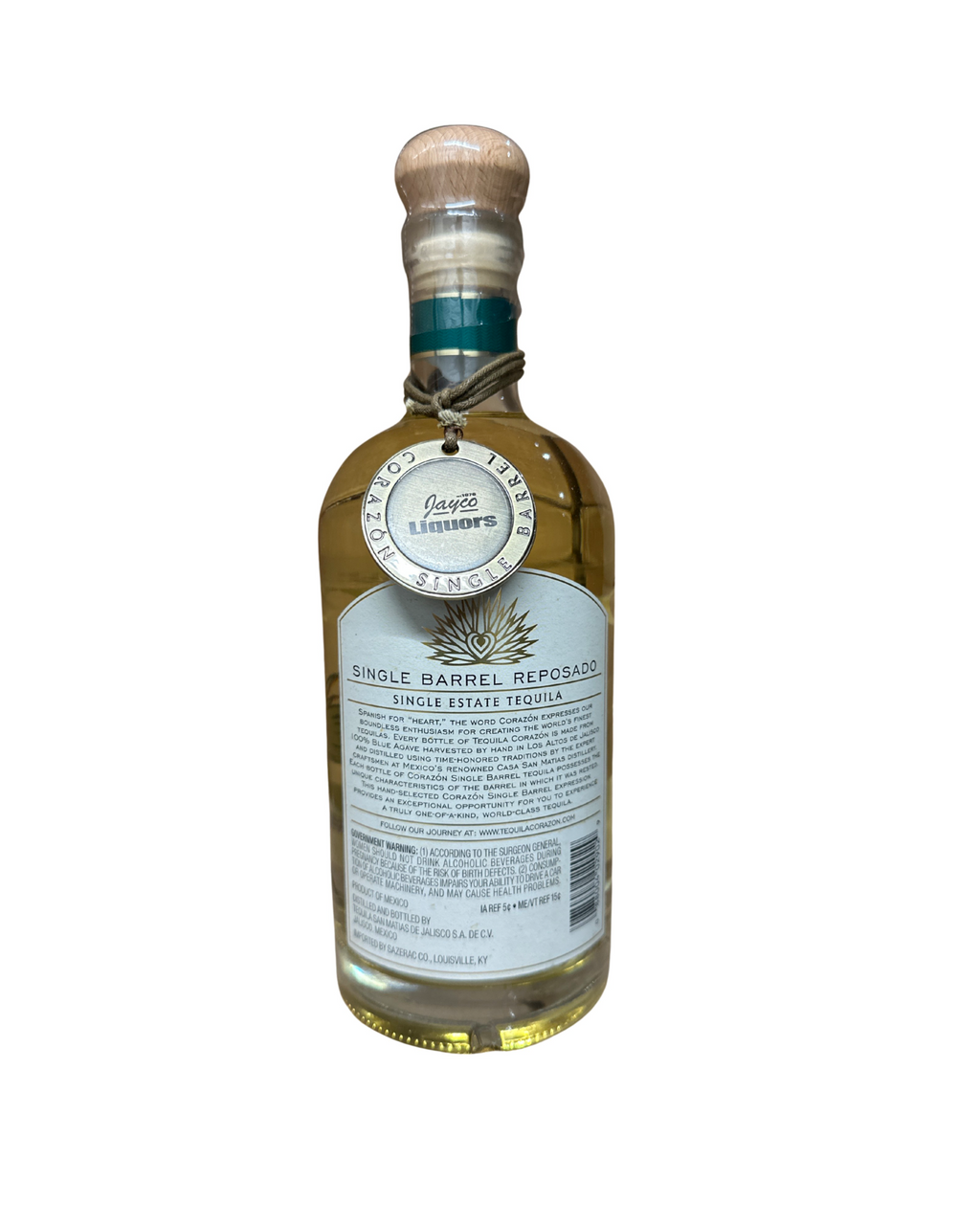 2020 CORAZÓN SINGLE BARREL REPOSADO 80 Proof 750ml