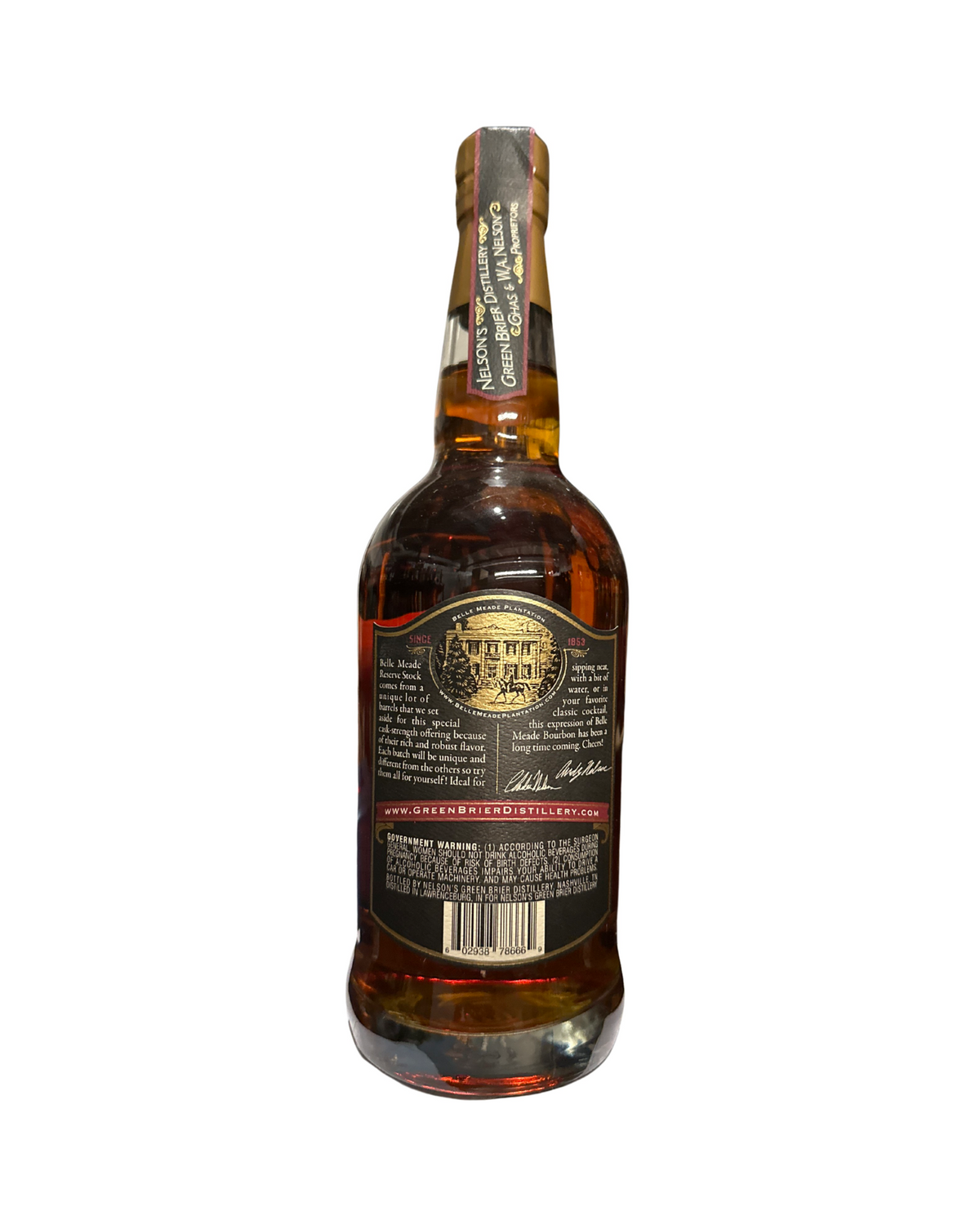 Belle Meade Cask Strength Reserve Bourbon 113.8 Proof 750ml