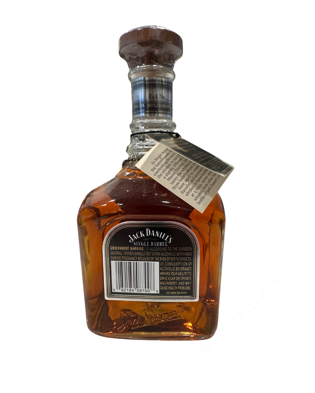 2007 Jack Daniel's Single Barrel Tennessee Whiskey 94 Proof