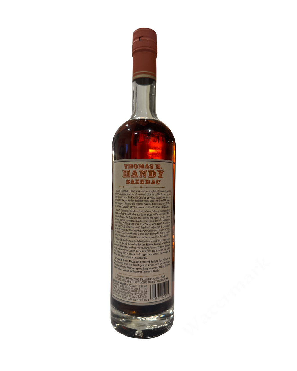 2006 Sazerac Thomas H. Handy Sazerac Straight Rye Whiskey 132.7 Proof