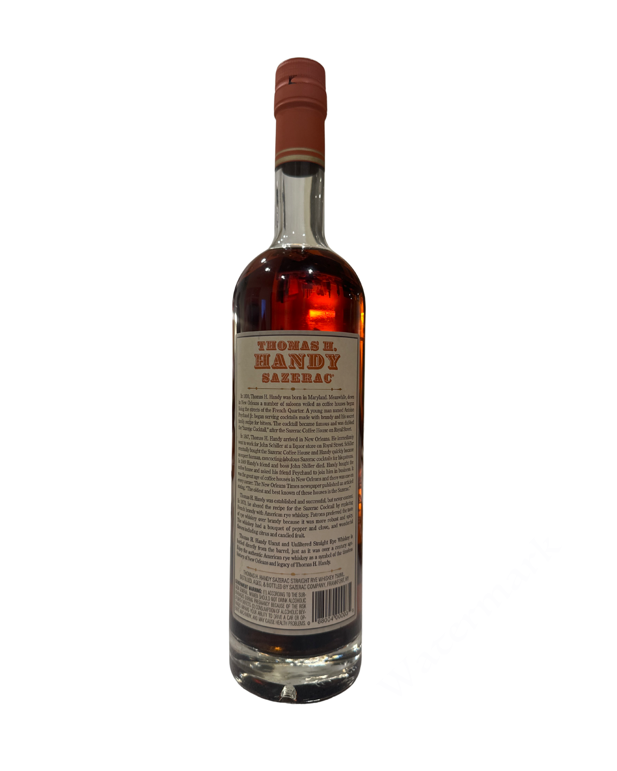 2006 Sazerac Thomas H. Handy Sazerac Straight Rye Whiskey 132.7 Proof
